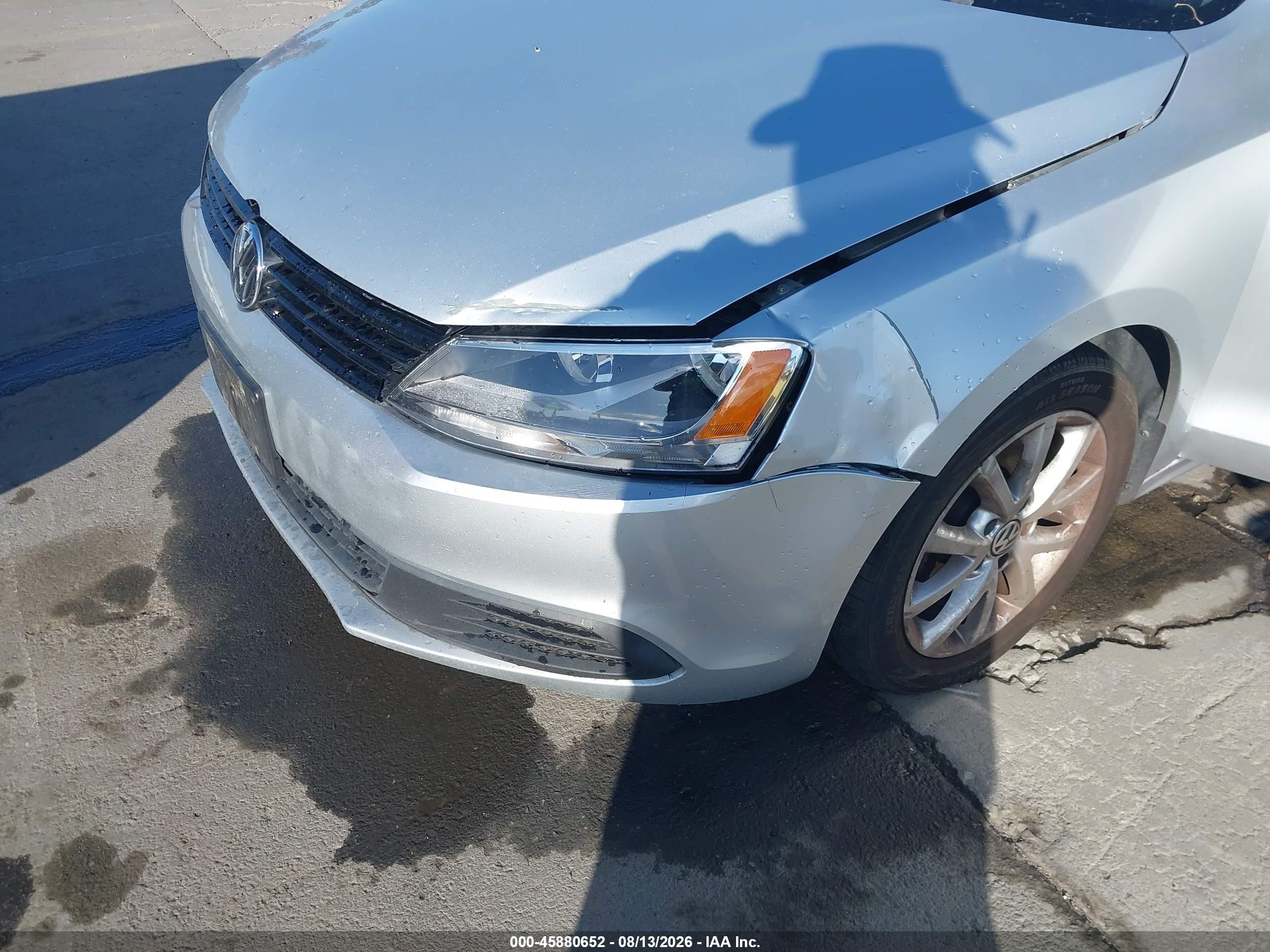 2014 Volkswagen Jetta 2.0l S Gray vin: 3VW2K7AJ7EM233796