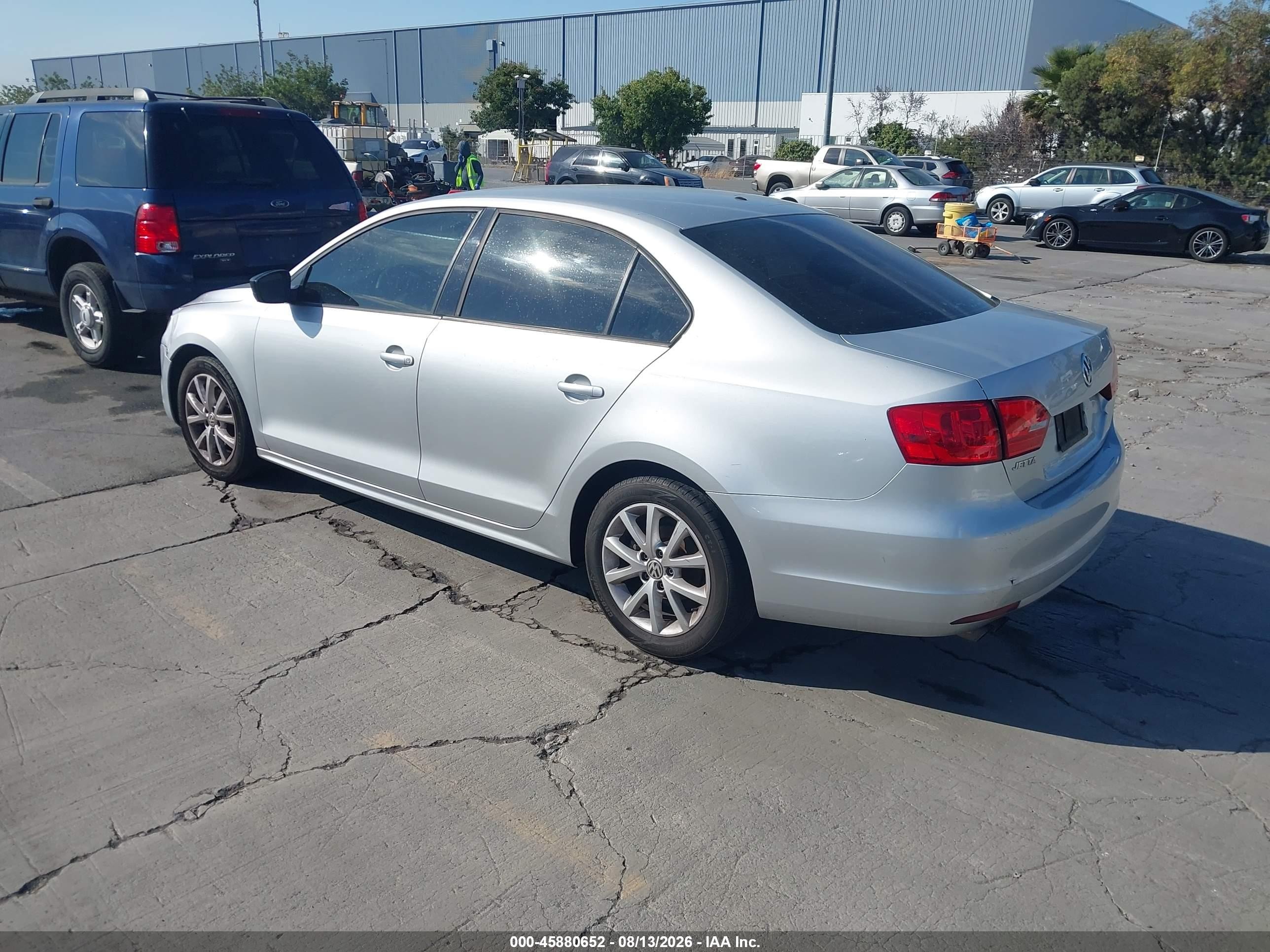 2014 Volkswagen Jetta 2.0l S Gray vin: 3VW2K7AJ7EM233796