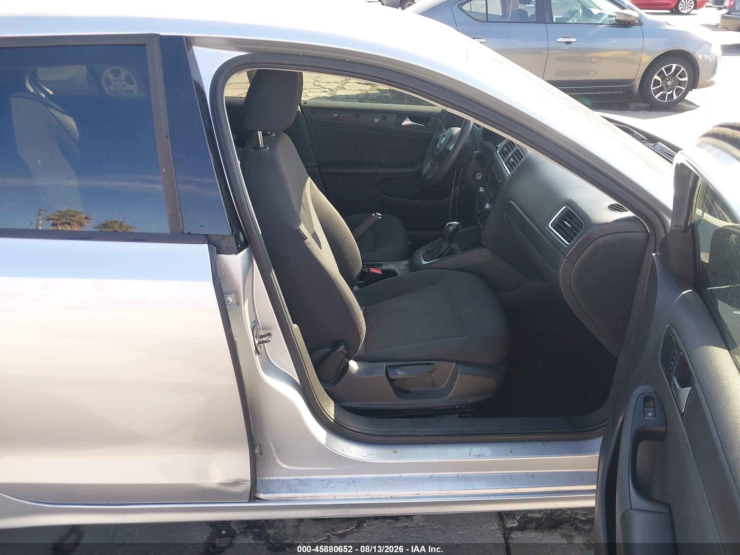 2014 Volkswagen Jetta 2.0l S Gray vin: 3VW2K7AJ7EM233796