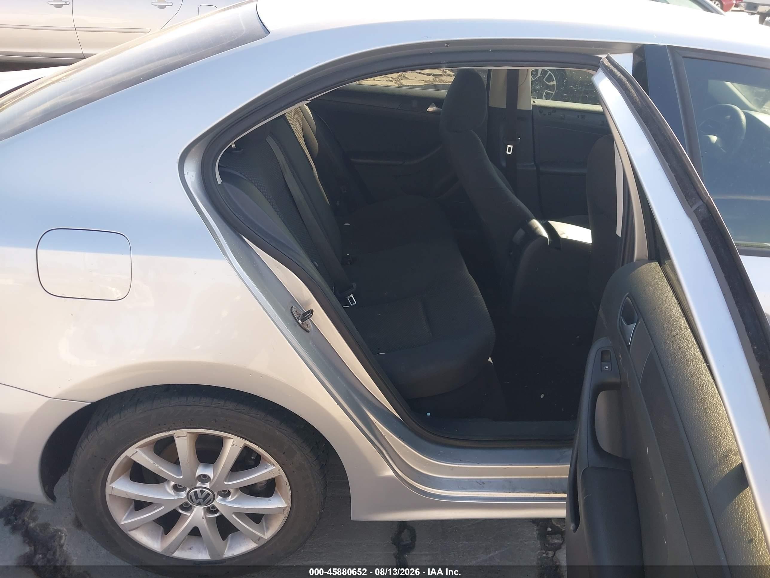 2014 Volkswagen Jetta 2.0l S Gray vin: 3VW2K7AJ7EM233796