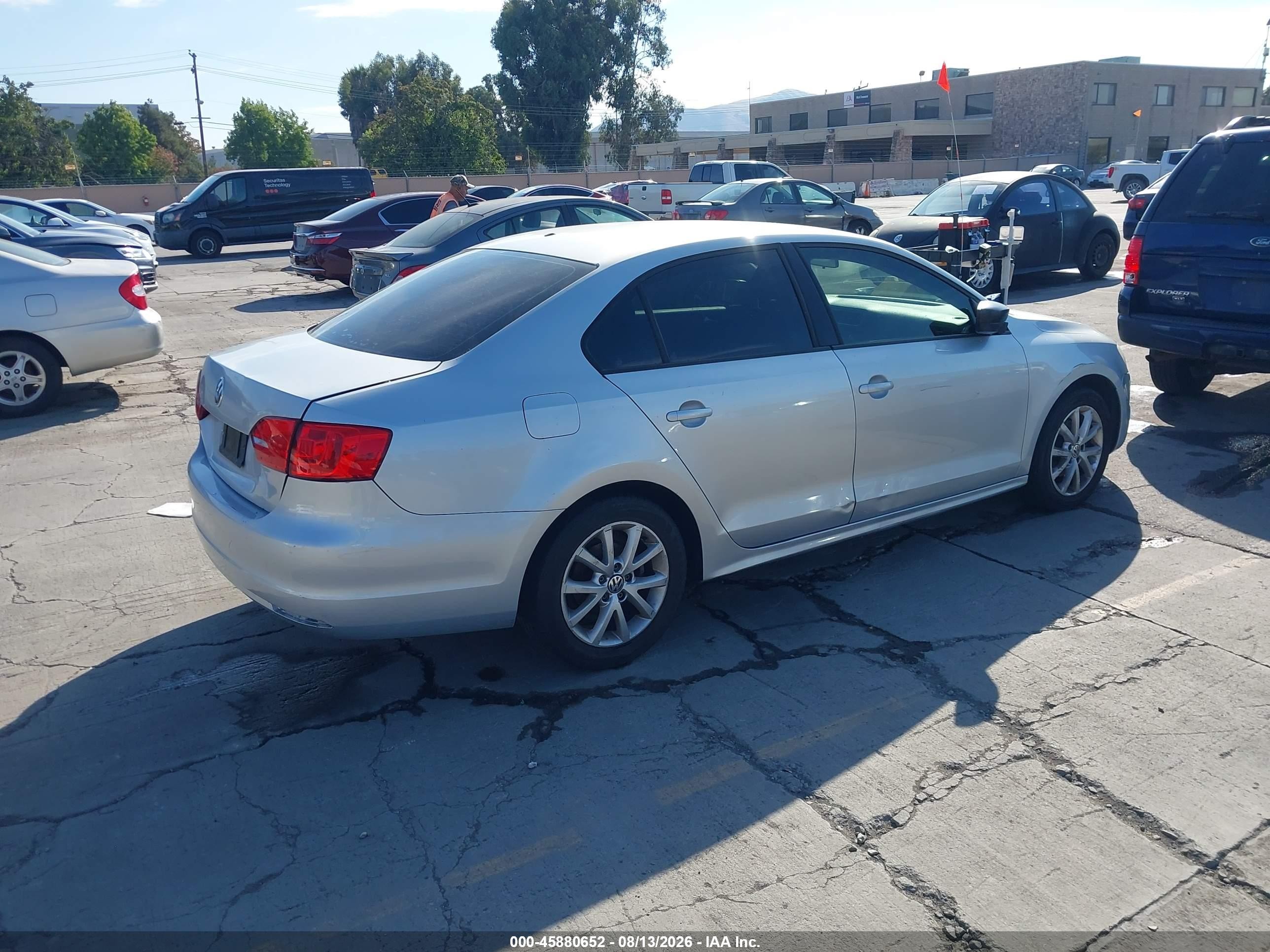 2014 Volkswagen Jetta 2.0l S Gray vin: 3VW2K7AJ7EM233796