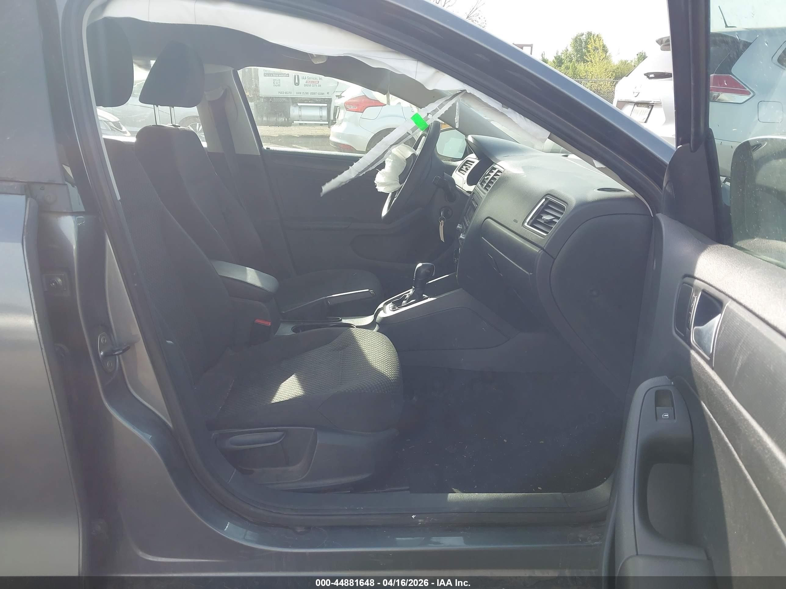 2014 Volkswagen Jetta 2.0l S Gray vin: 3VW2K7AJ7EM257029