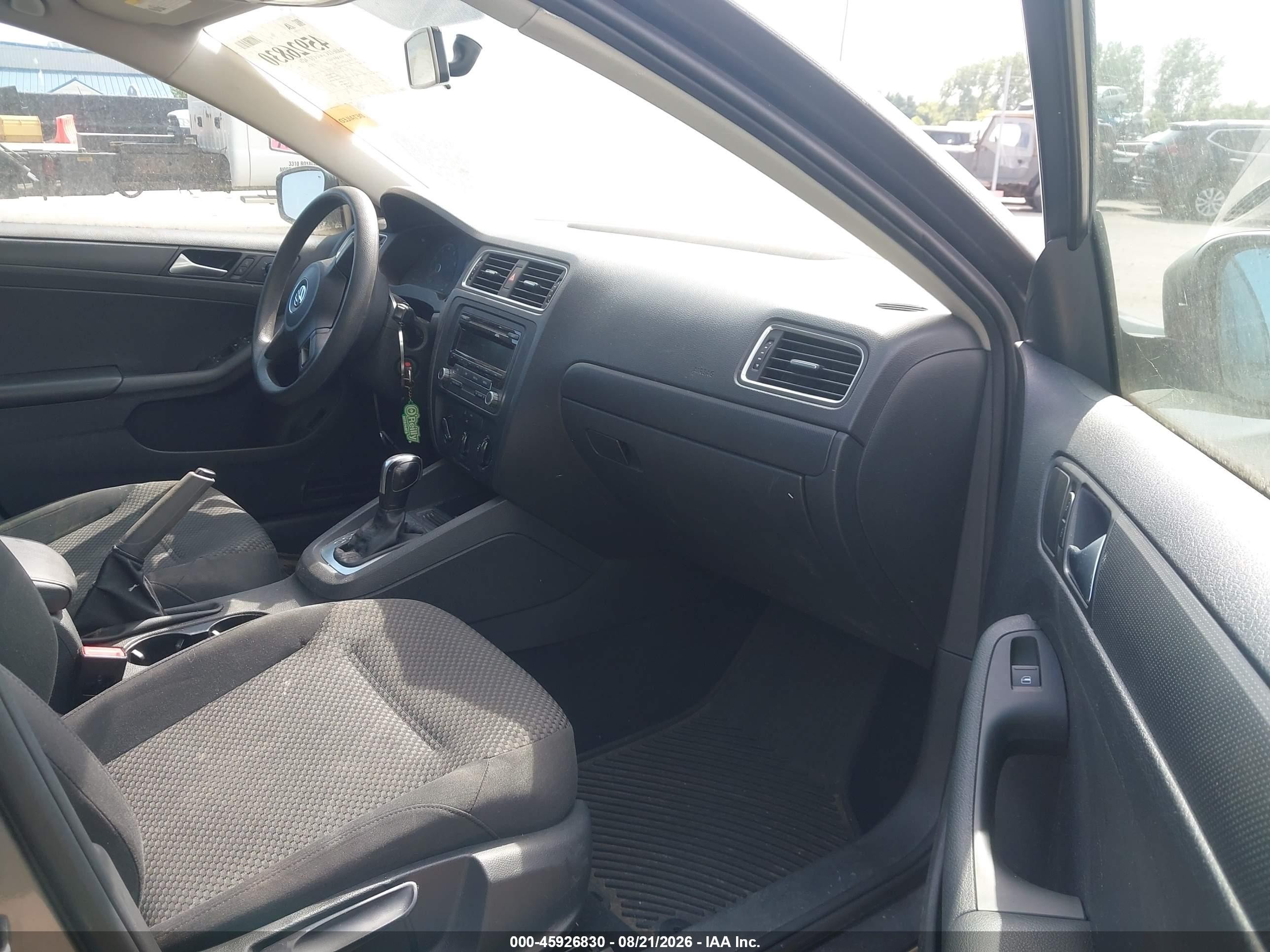 2014 Volkswagen Jetta 2.0l S Gray vin: 3VW2K7AJ7EM312126