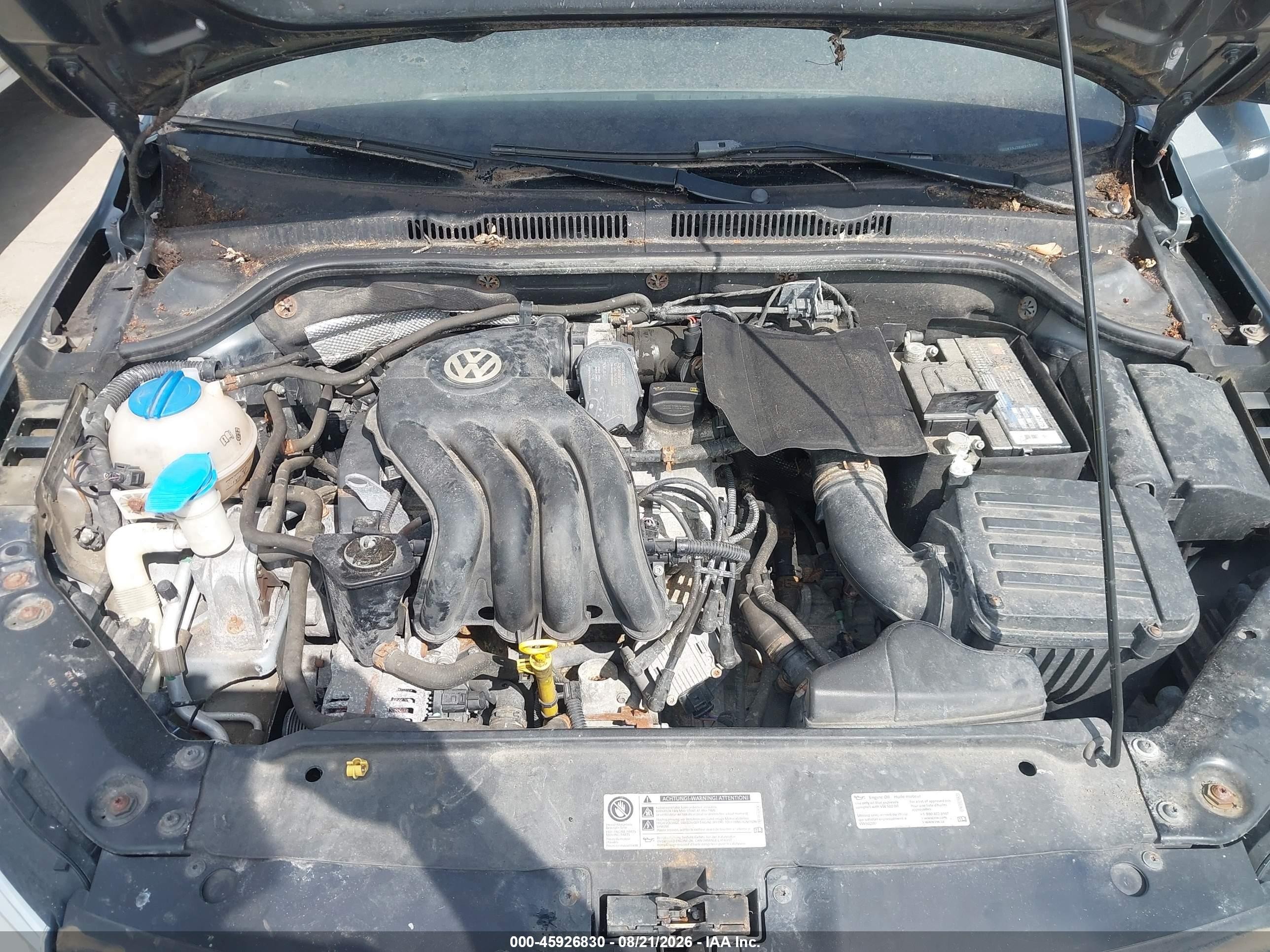 2014 Volkswagen Jetta 2.0l S Gray vin: 3VW2K7AJ7EM312126