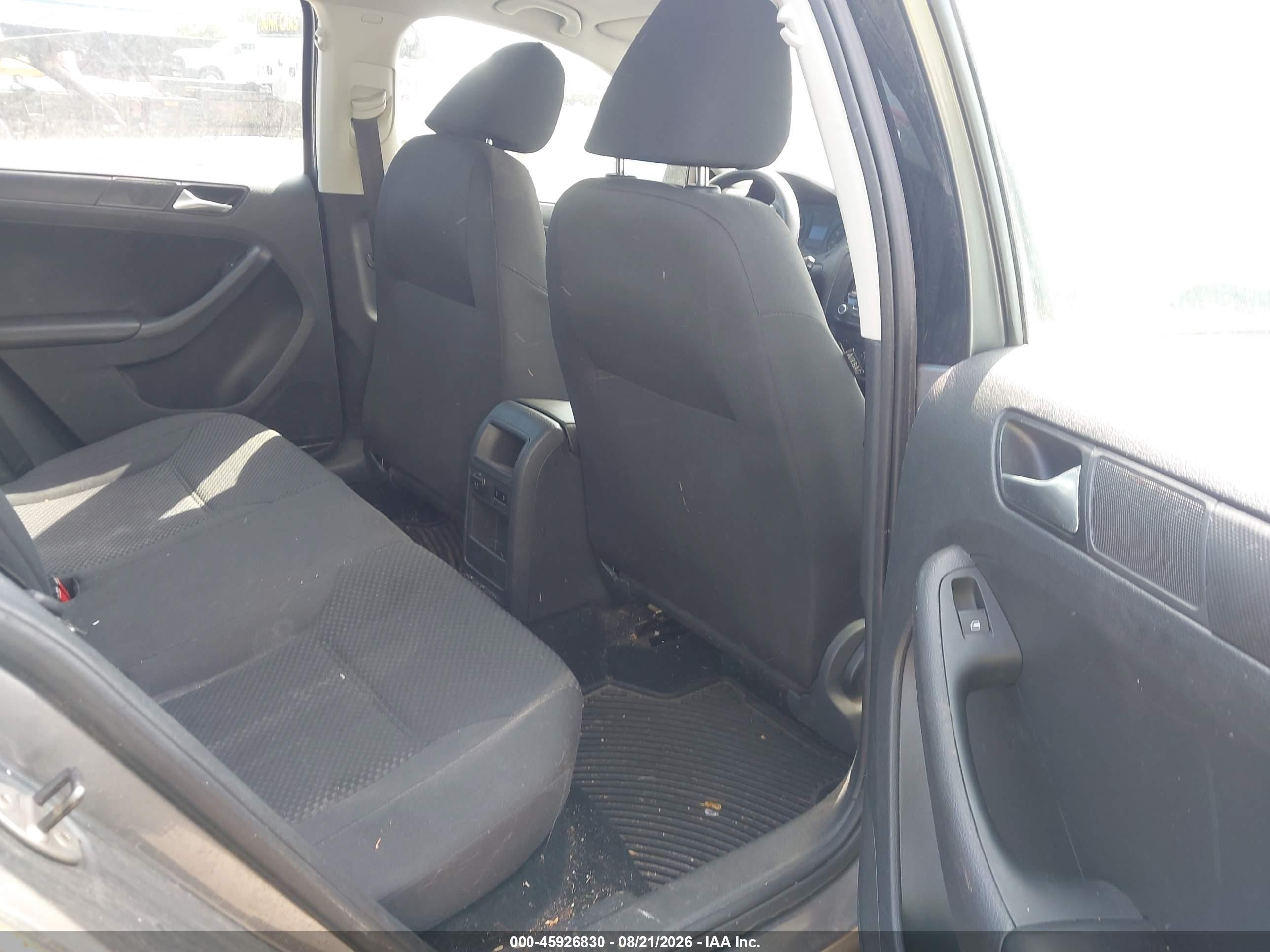 2014 Volkswagen Jetta 2.0l S Gray vin: 3VW2K7AJ7EM312126