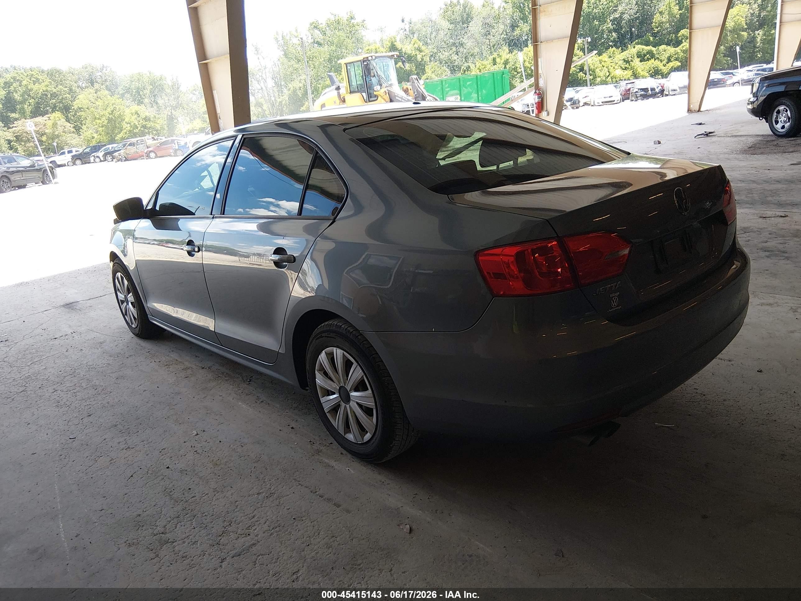 2014 Volkswagen Jetta 2.0l S Gray vin: 3VW2K7AJ7EM322588