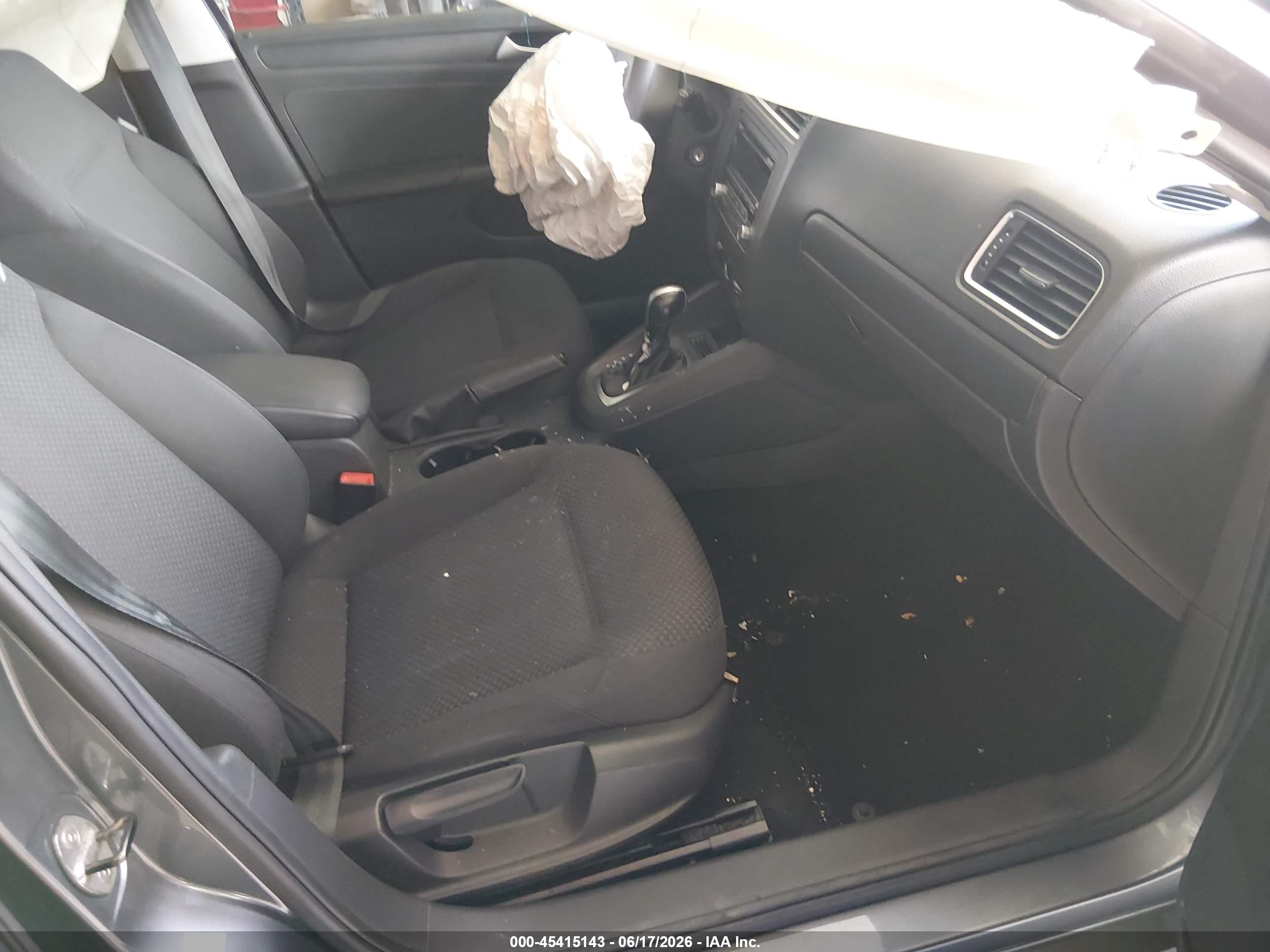 2014 Volkswagen Jetta 2.0l S Gray vin: 3VW2K7AJ7EM322588
