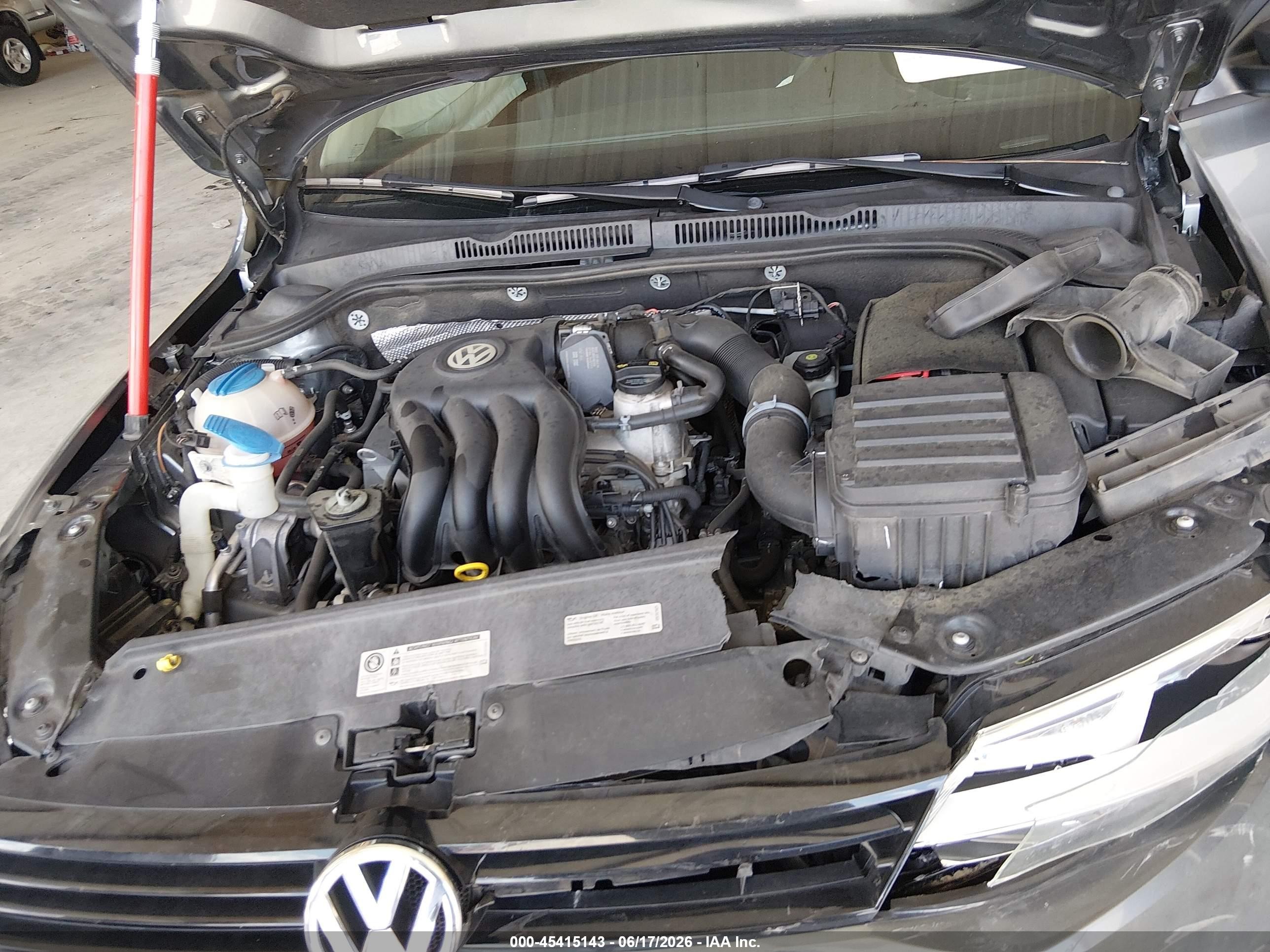 2014 Volkswagen Jetta 2.0l S Gray vin: 3VW2K7AJ7EM322588