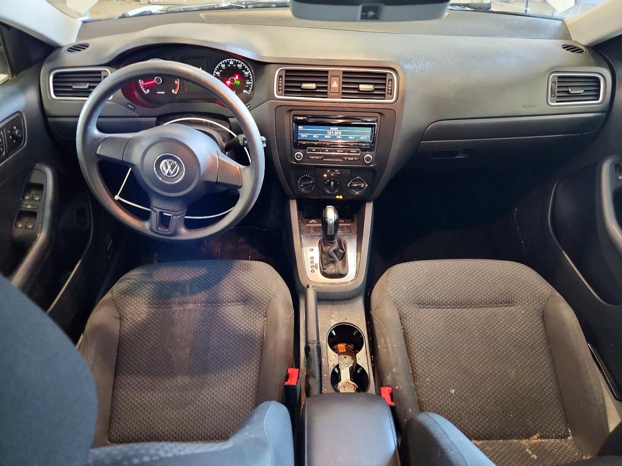 2014 Volkswagen Jetta Base White vin: 3VW2K7AJ7EM333817