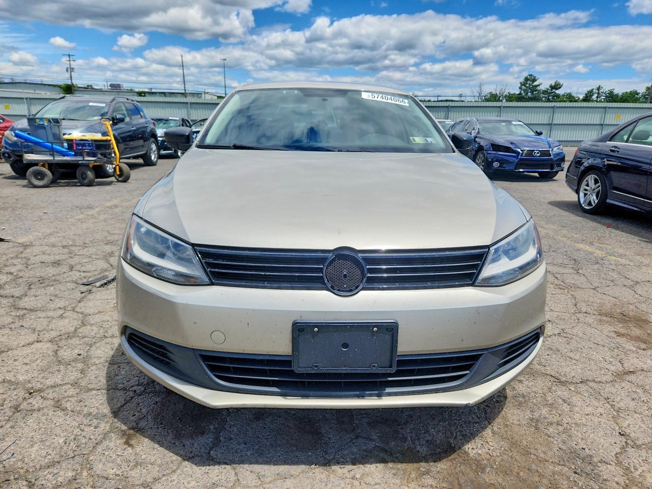 2014 Volkswagen Jetta Base Серебряный vin: 3VW2K7AJ7EM335633