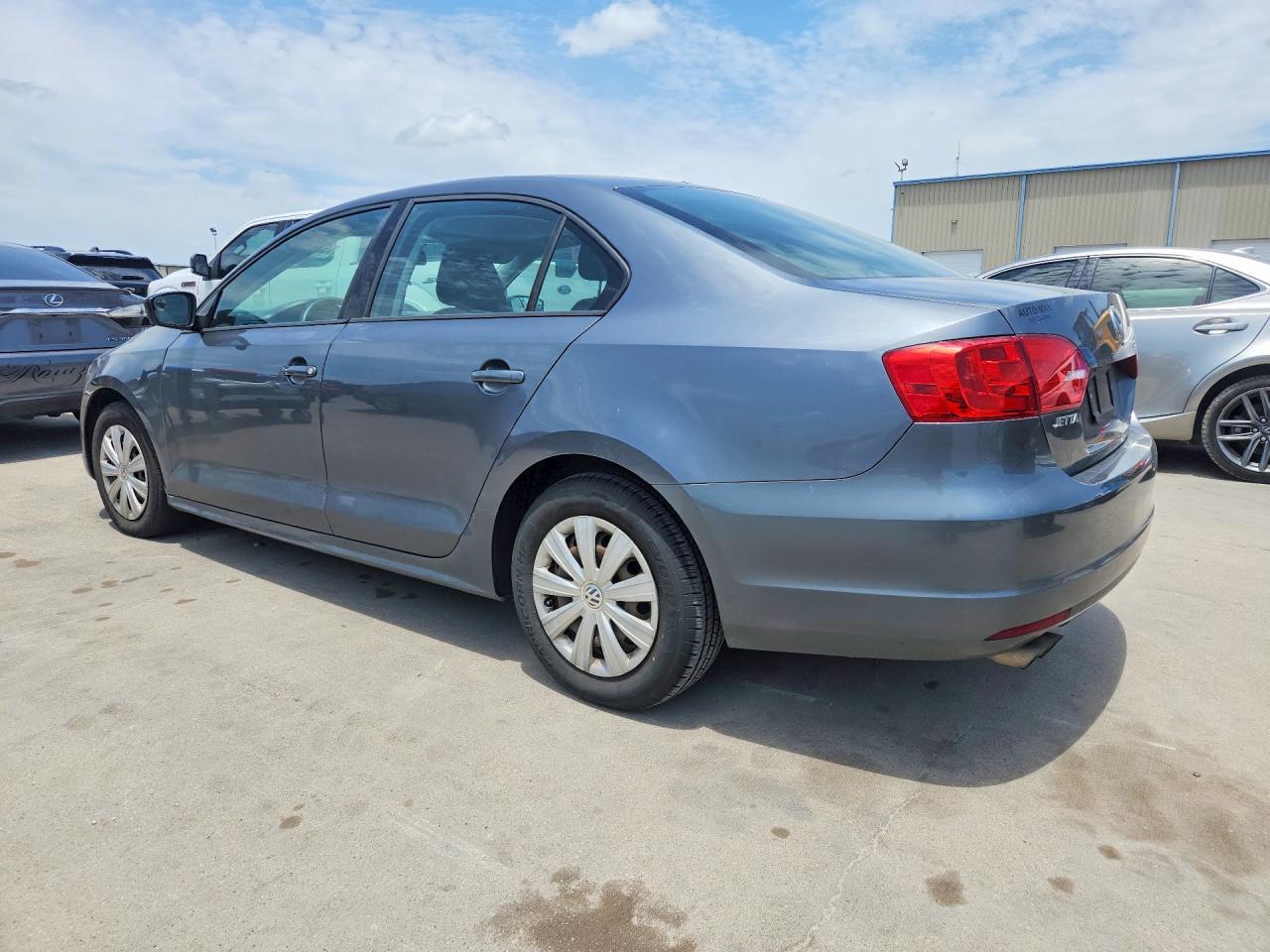 2014 Volkswagen Jetta Base Gray vin: 3VW2K7AJ7EM361536