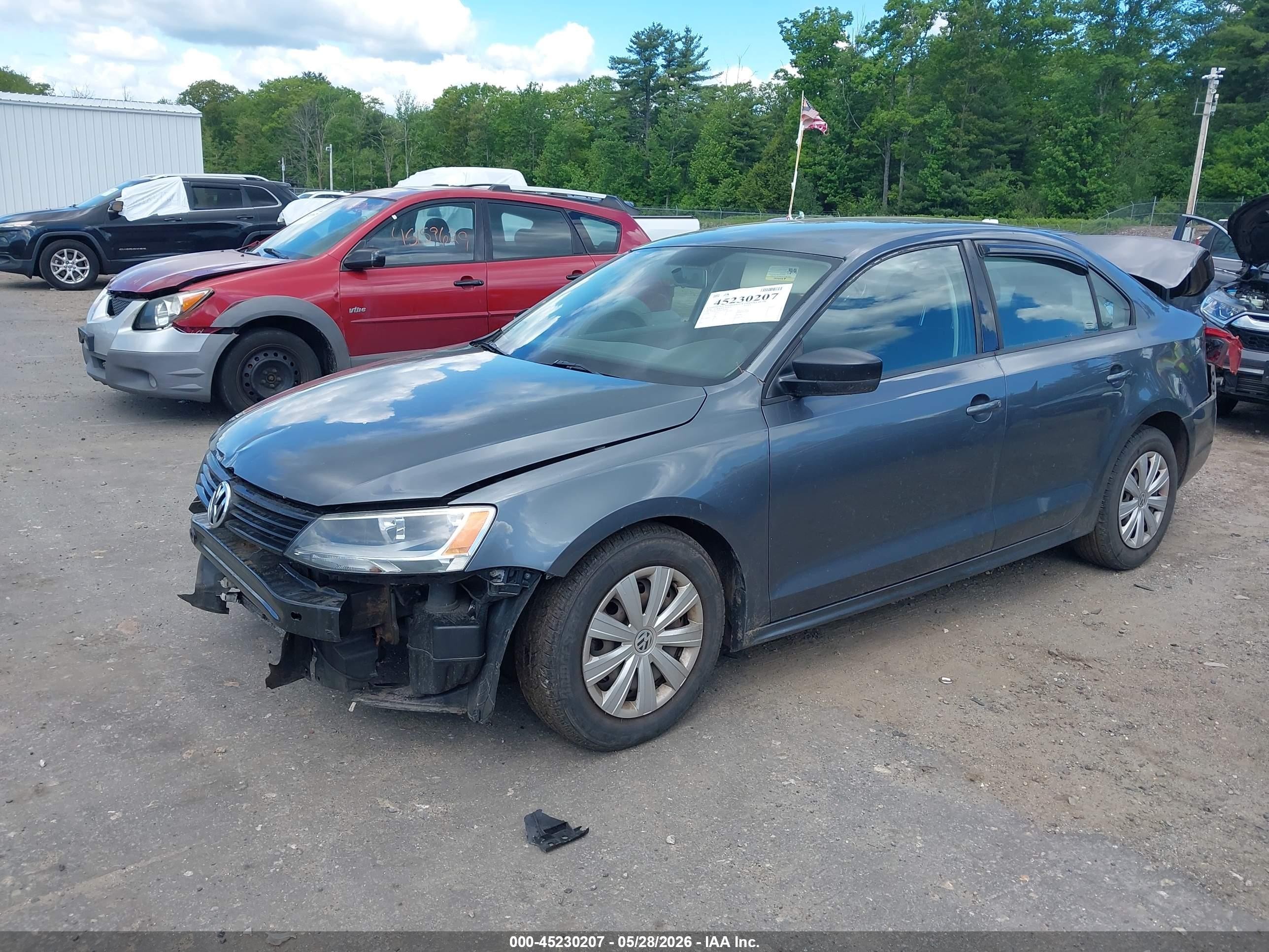 2014 Volkswagen Jetta 2.0l S Gray vin: 3VW2K7AJ7EM366008