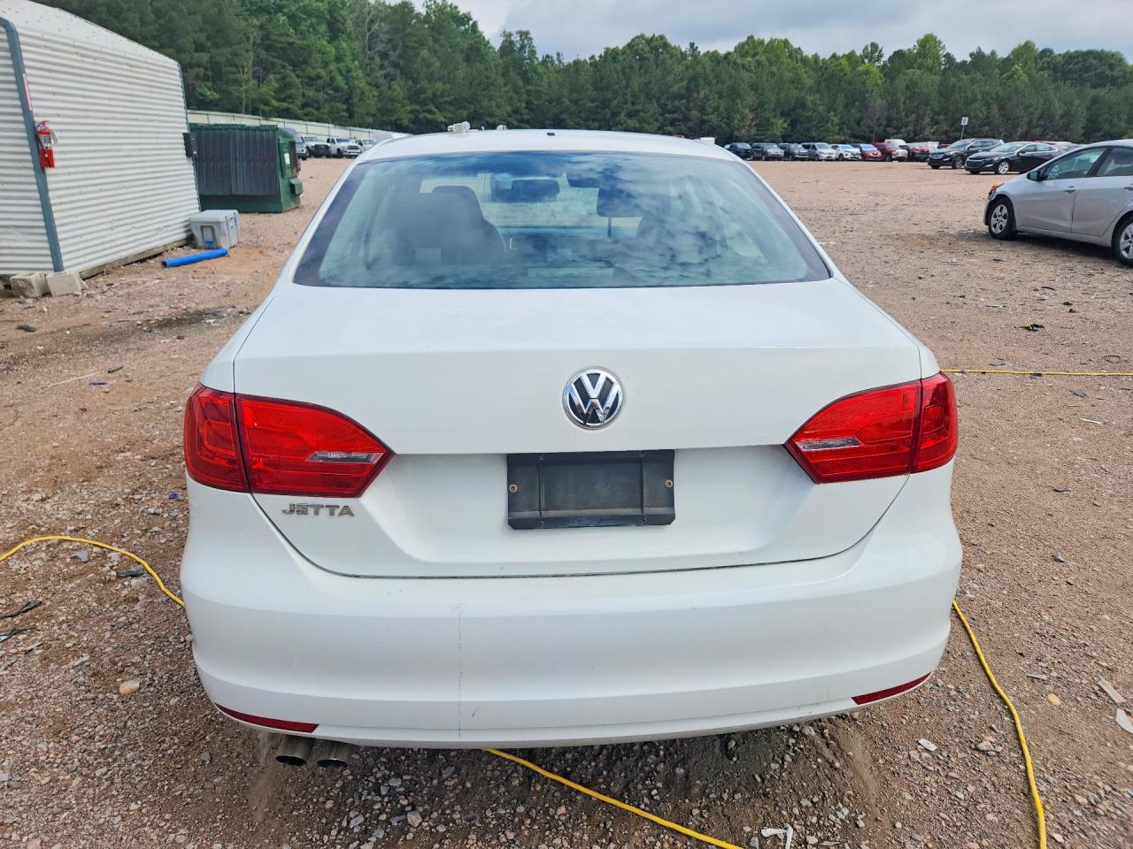 2014 Volkswagen Jetta Base Белый vin: 3VW2K7AJ7EM409116
