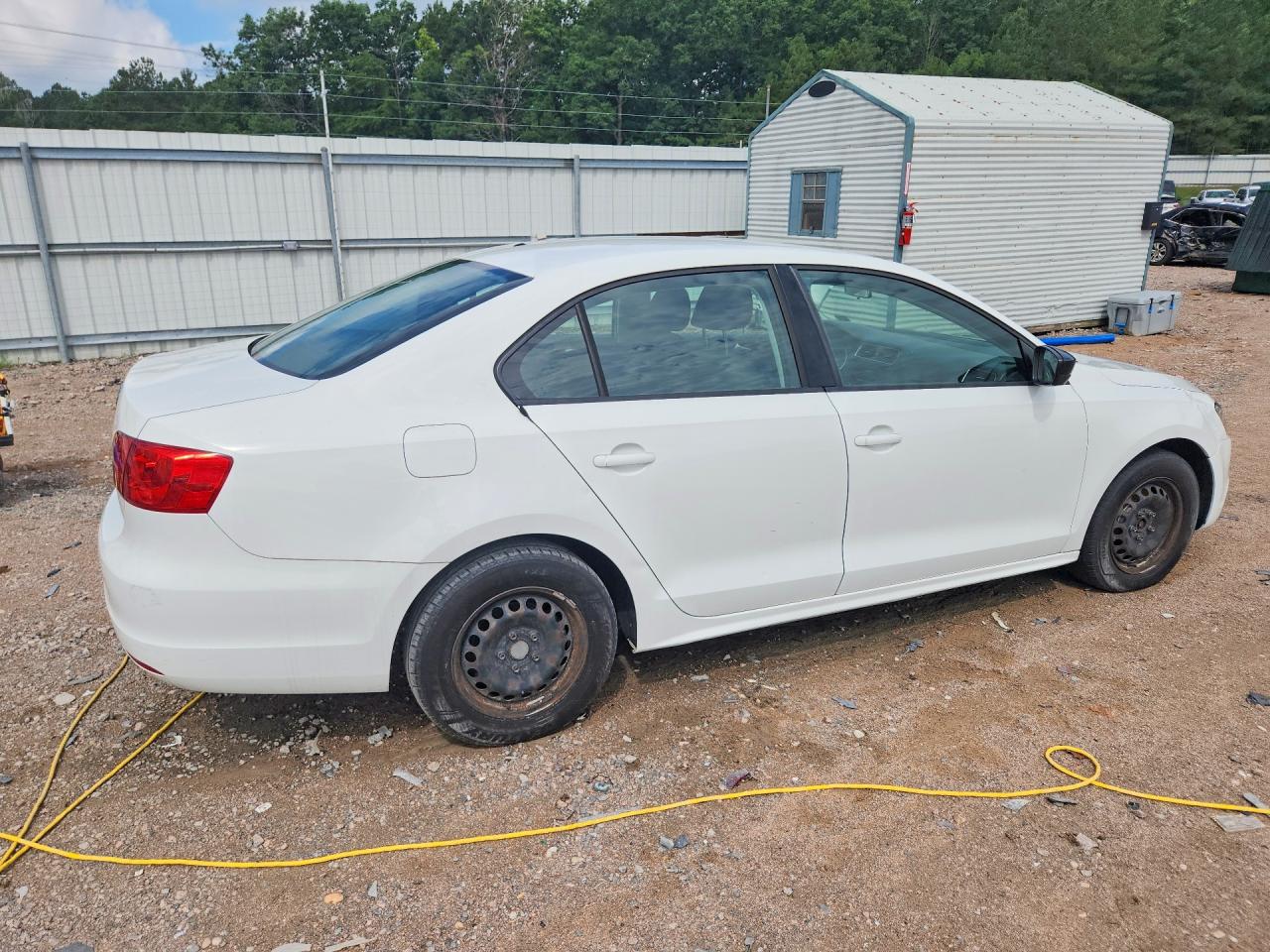 2014 Volkswagen Jetta Base Белый vin: 3VW2K7AJ7EM409116