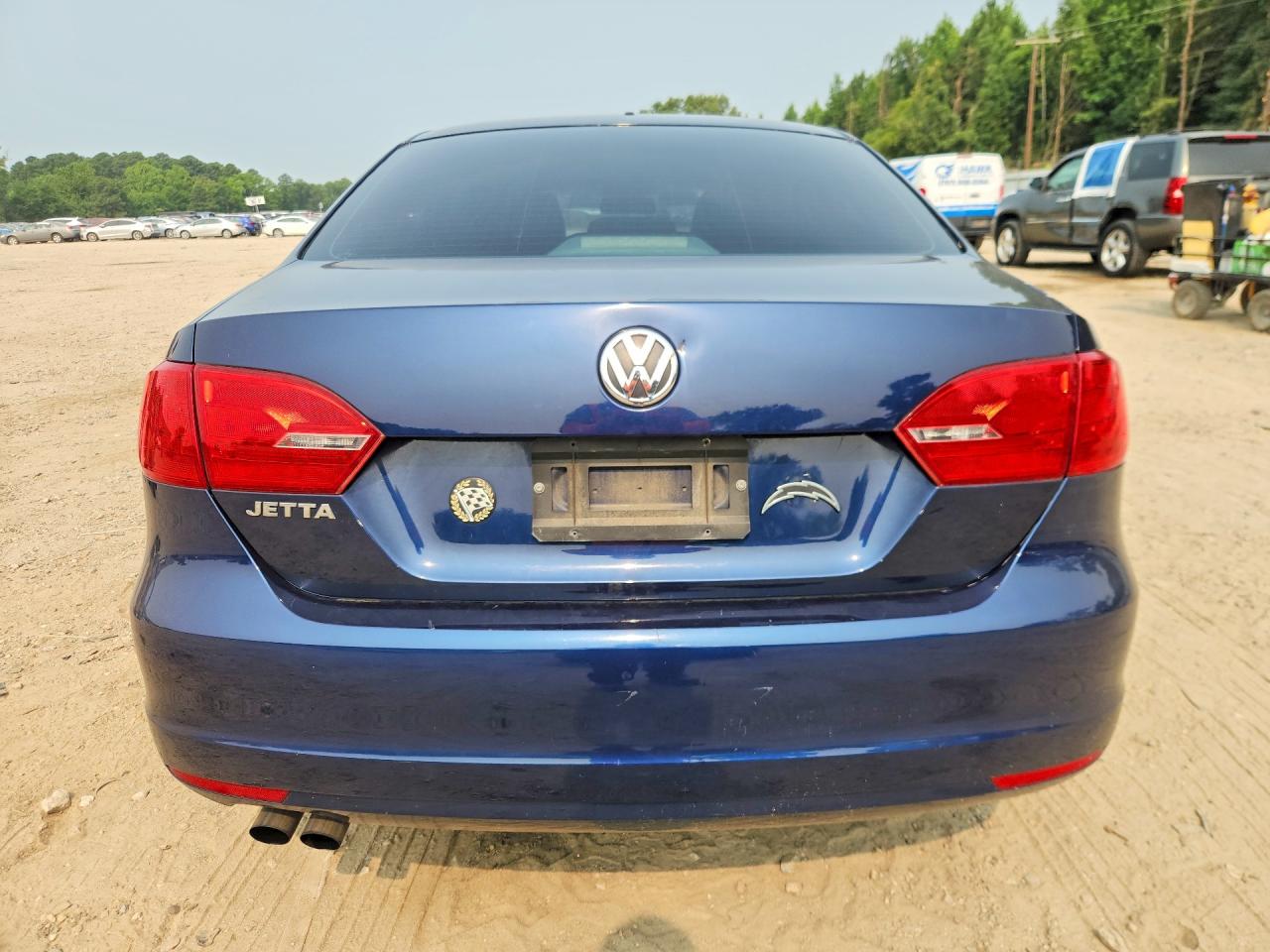 2014 Volkswagen Jetta Base Синий vin: 3VW2K7AJ7EM439135