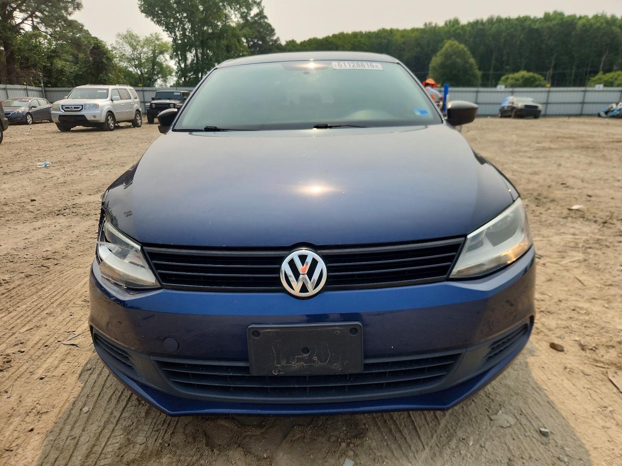 2014 Volkswagen Jetta Base Синий vin: 3VW2K7AJ7EM439135