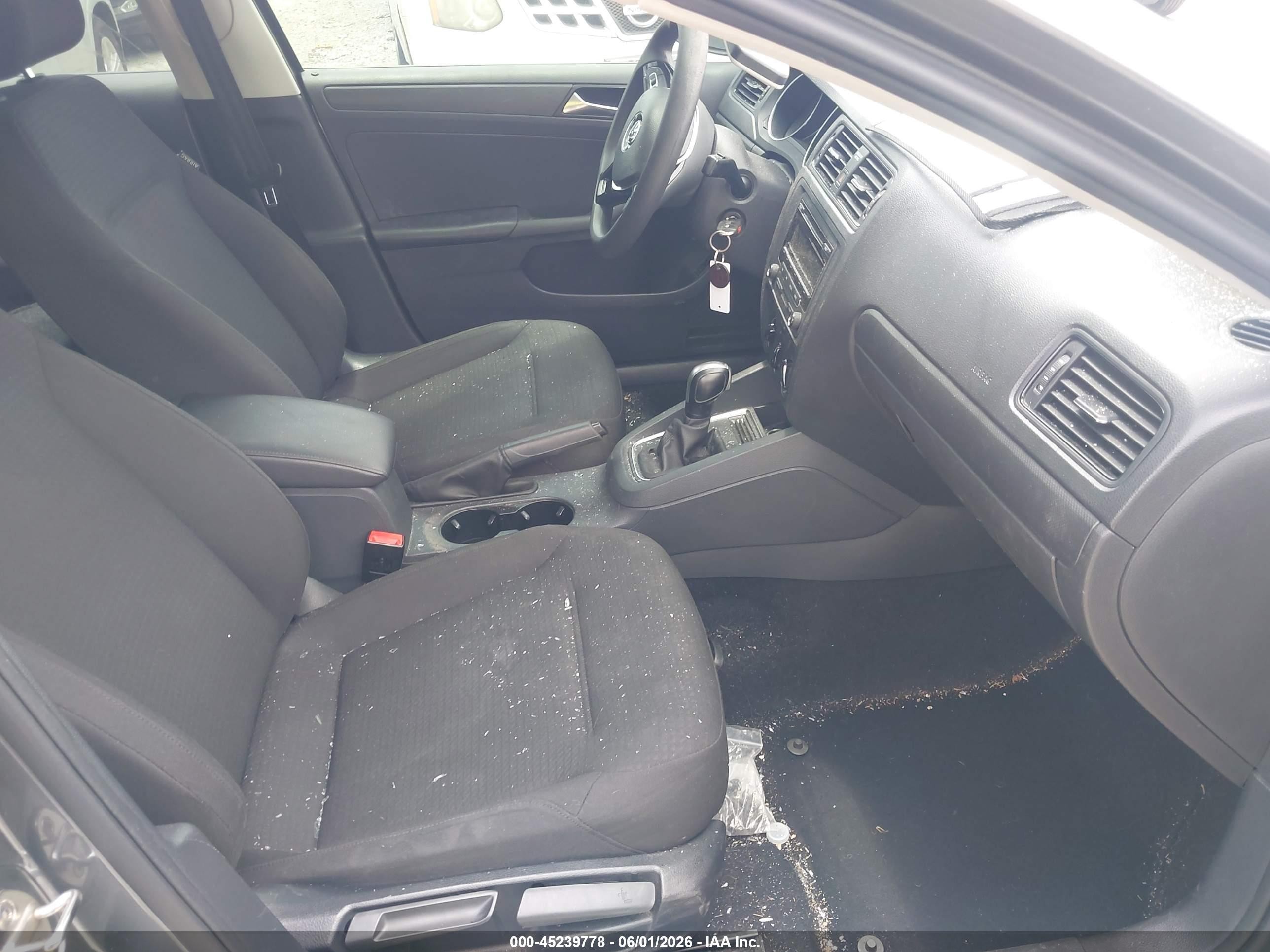 2015 Volkswagen Jetta 2.0l S Gray vin: 3VW2K7AJ7FM287066