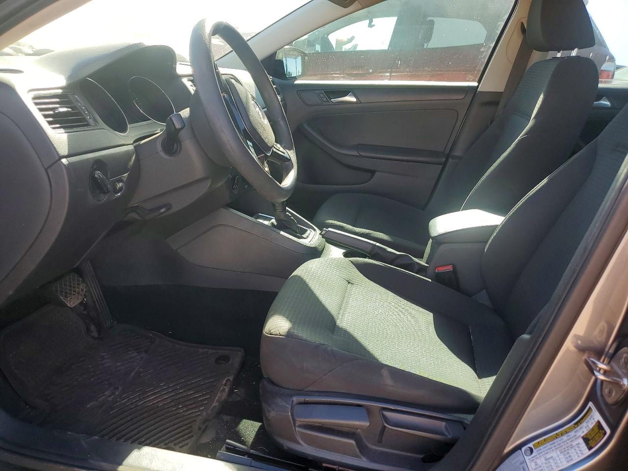 2015 Volkswagen Jetta Base Gray vin: 3VW2K7AJ7FM288606