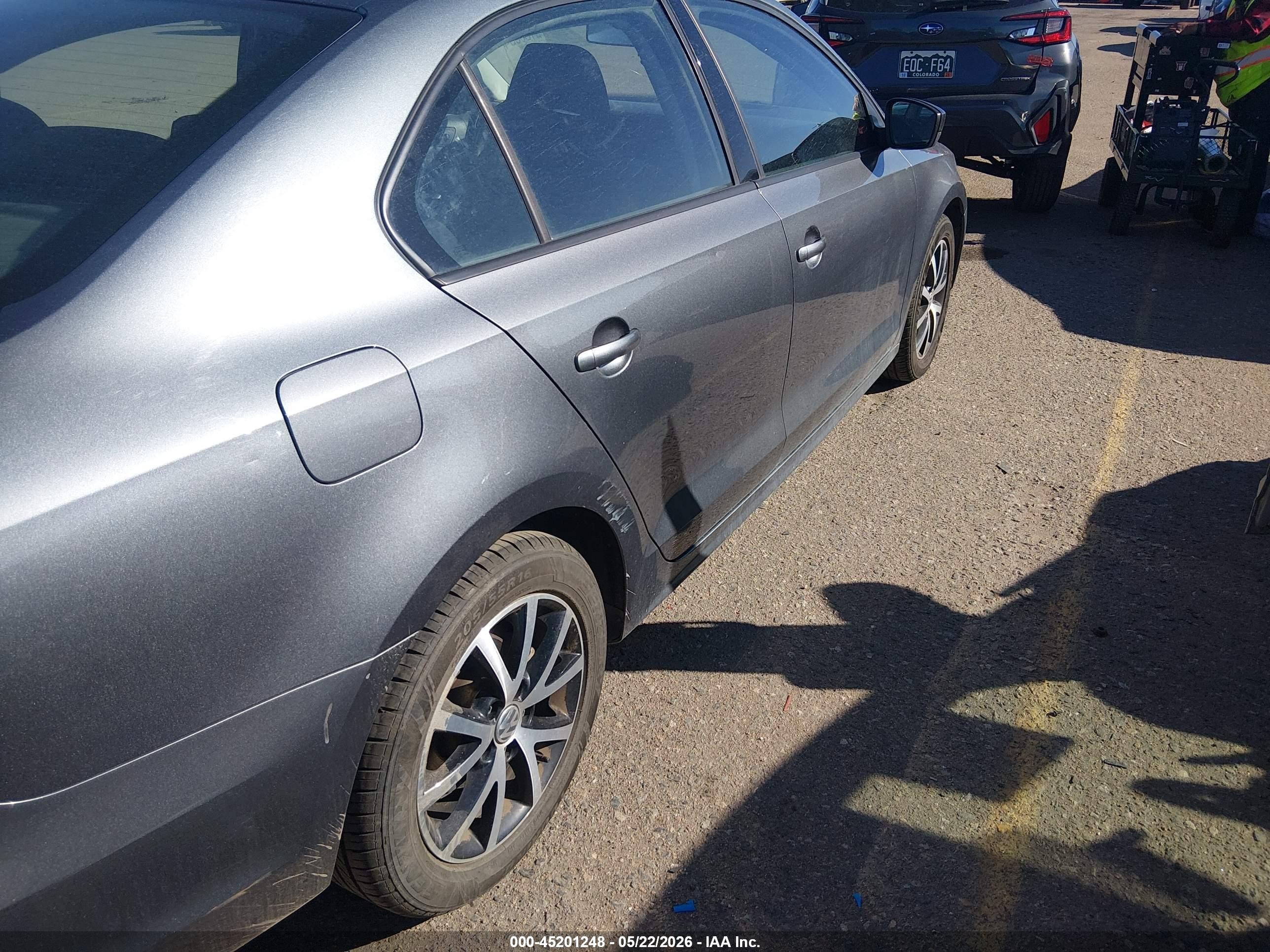 2015 Volkswagen Jetta 2.0l S Gray vin: 3VW2K7AJ7FM294602