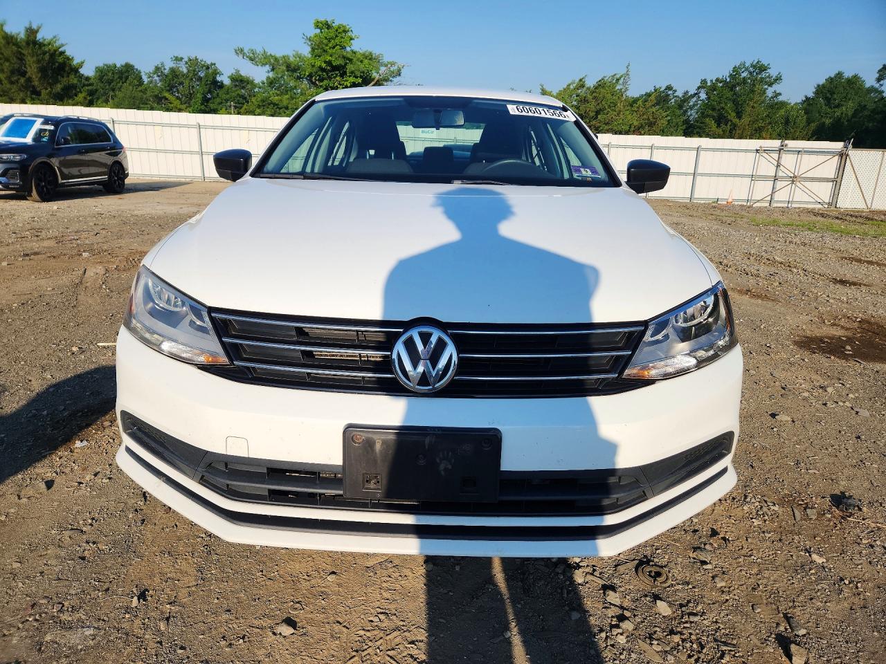 2015 Volkswagen Jetta Base/s White vin: 3VW2K7AJ7FM306294