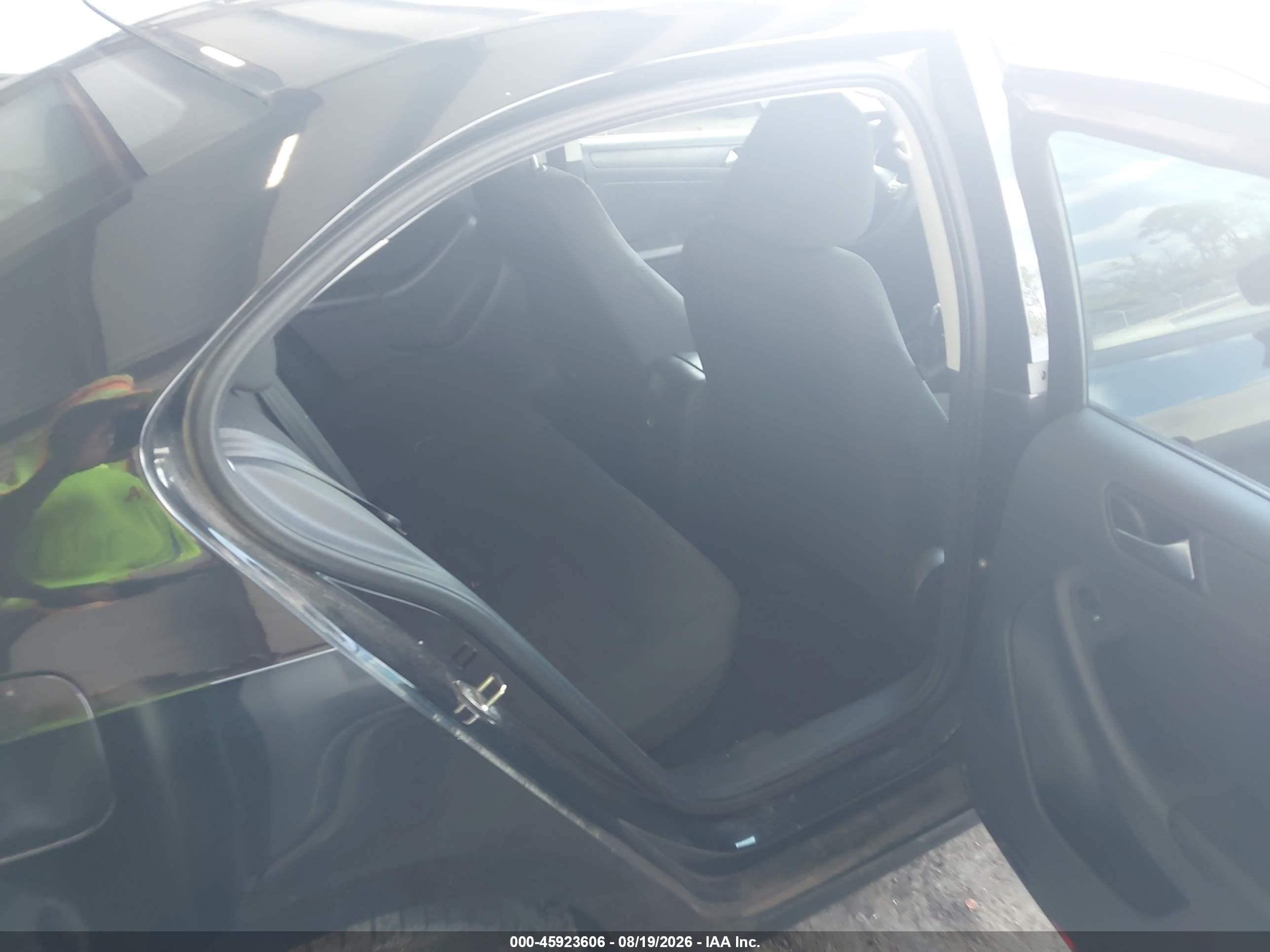 2015 Volkswagen Jetta 2.0l S Black vin: 3VW2K7AJ7FM315948
