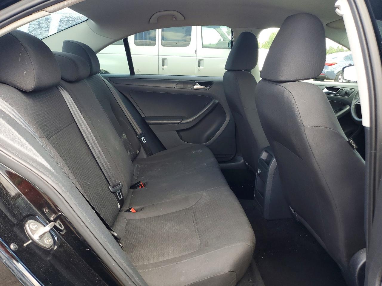 2015 Volkswagen Jetta Base Black vin: 3VW2K7AJ7FM322205