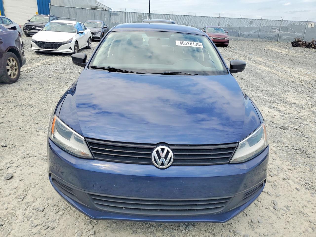 2011 Volkswagen Jetta Base Синий vin: 3VW2K7AJ8BM089512