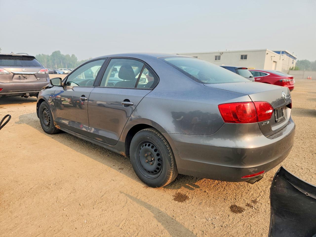 2011 Volkswagen Jetta Base Gray vin: 3VW2K7AJ8BM090787