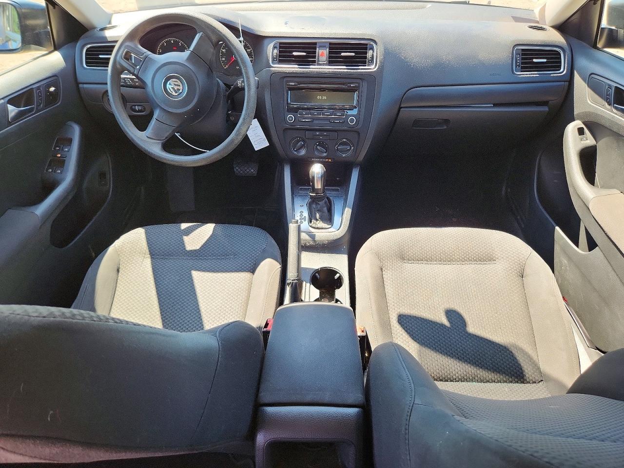 2012 Volkswagen Jetta Base Blue vin: 3VW2K7AJ8CM373210
