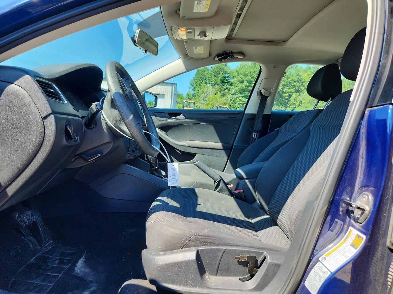 2012 Volkswagen Jetta Base Blue vin: 3VW2K7AJ8CM373210