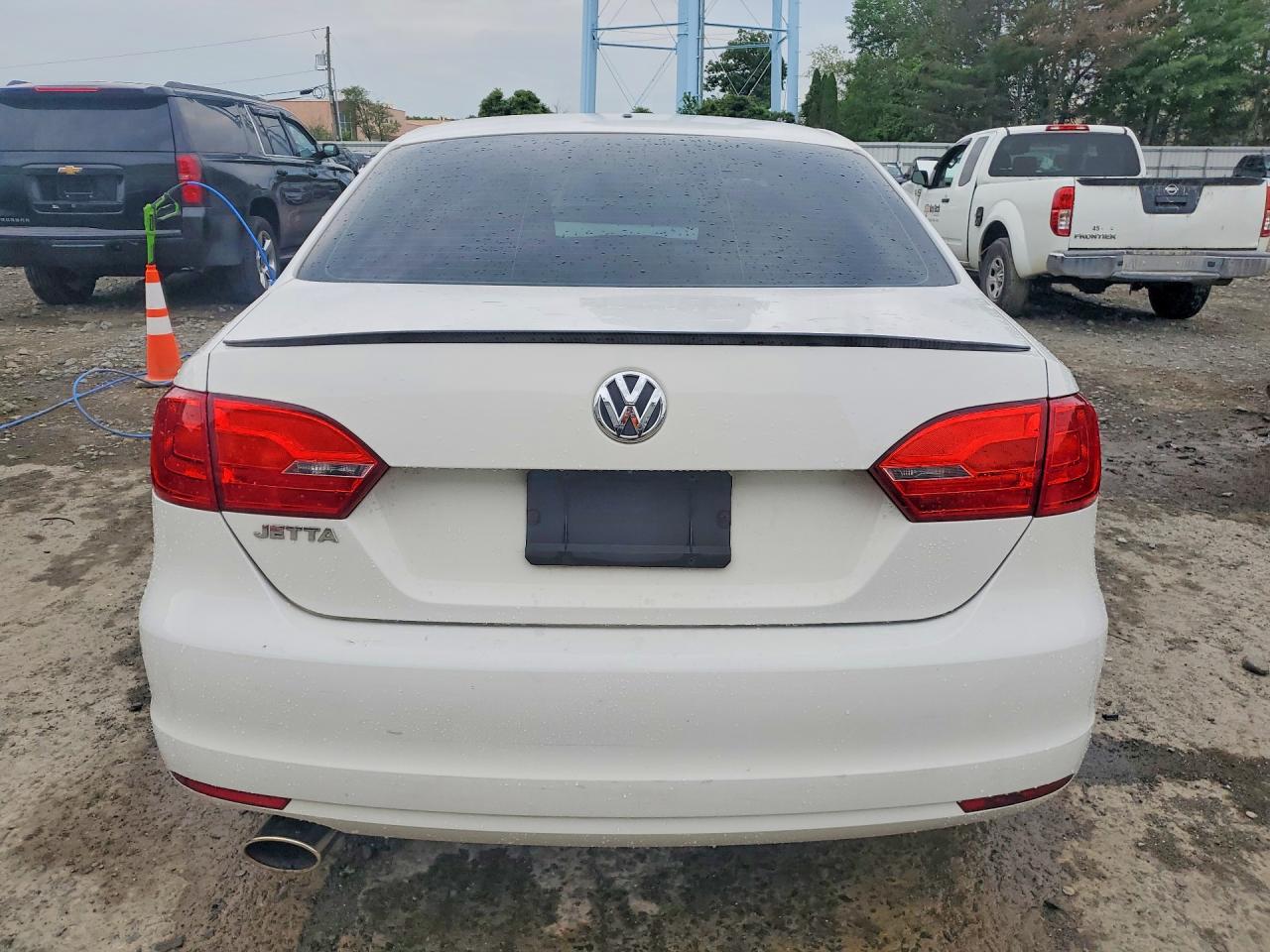 2012 Volkswagen Jetta Base Белый vin: 3VW2K7AJ8CM400003
