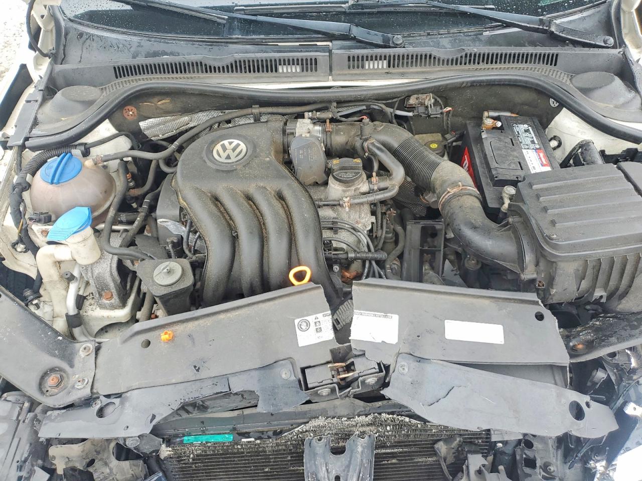 2012 Volkswagen Jetta Base Белый vin: 3VW2K7AJ8CM400003