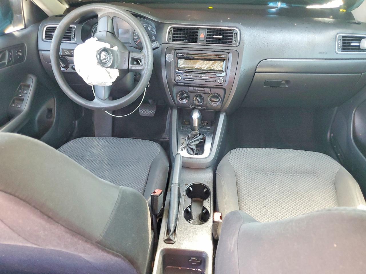 2013 Volkswagen Jetta Base Blue vin: 3VW2K7AJ8DM203687
