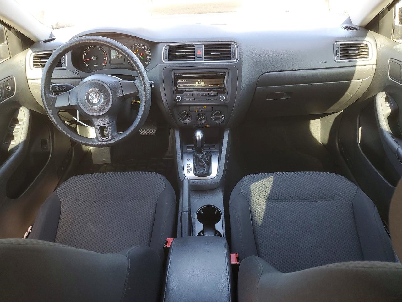 2013 Volkswagen Jetta Base Black vin: 3VW2K7AJ8DM268670