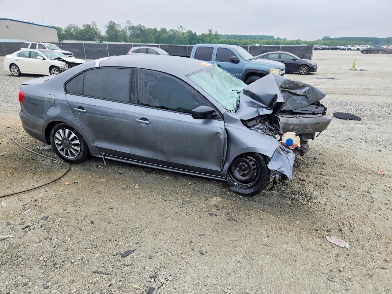2013 Volkswagen Jetta Gray vin: 3VW2K7AJ8DM273559