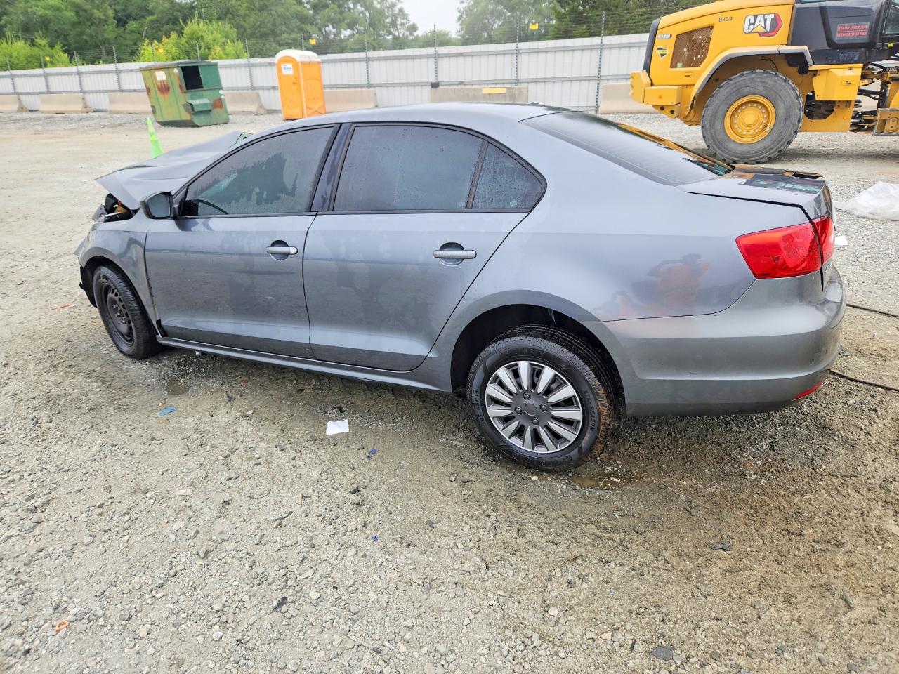 2013 Volkswagen Jetta Gray vin: 3VW2K7AJ8DM273559