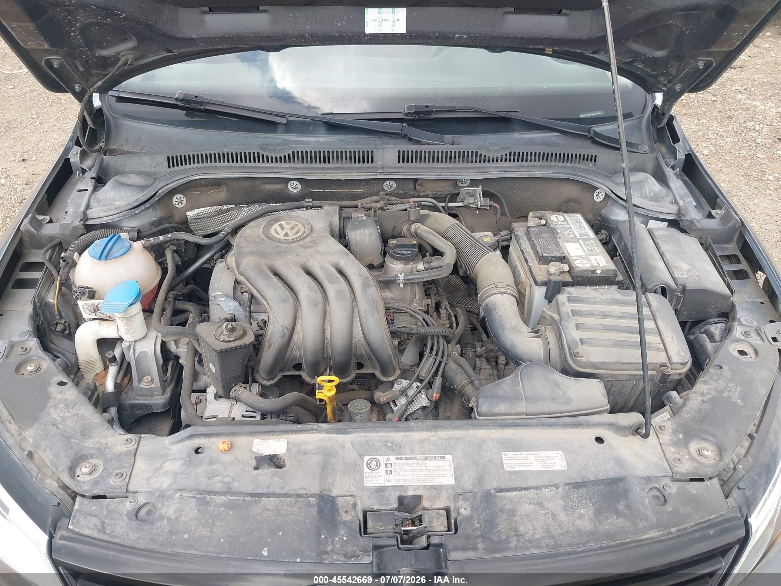 2013 Volkswagen Jetta 2.0l S Gray vin: 3VW2K7AJ8DM401556