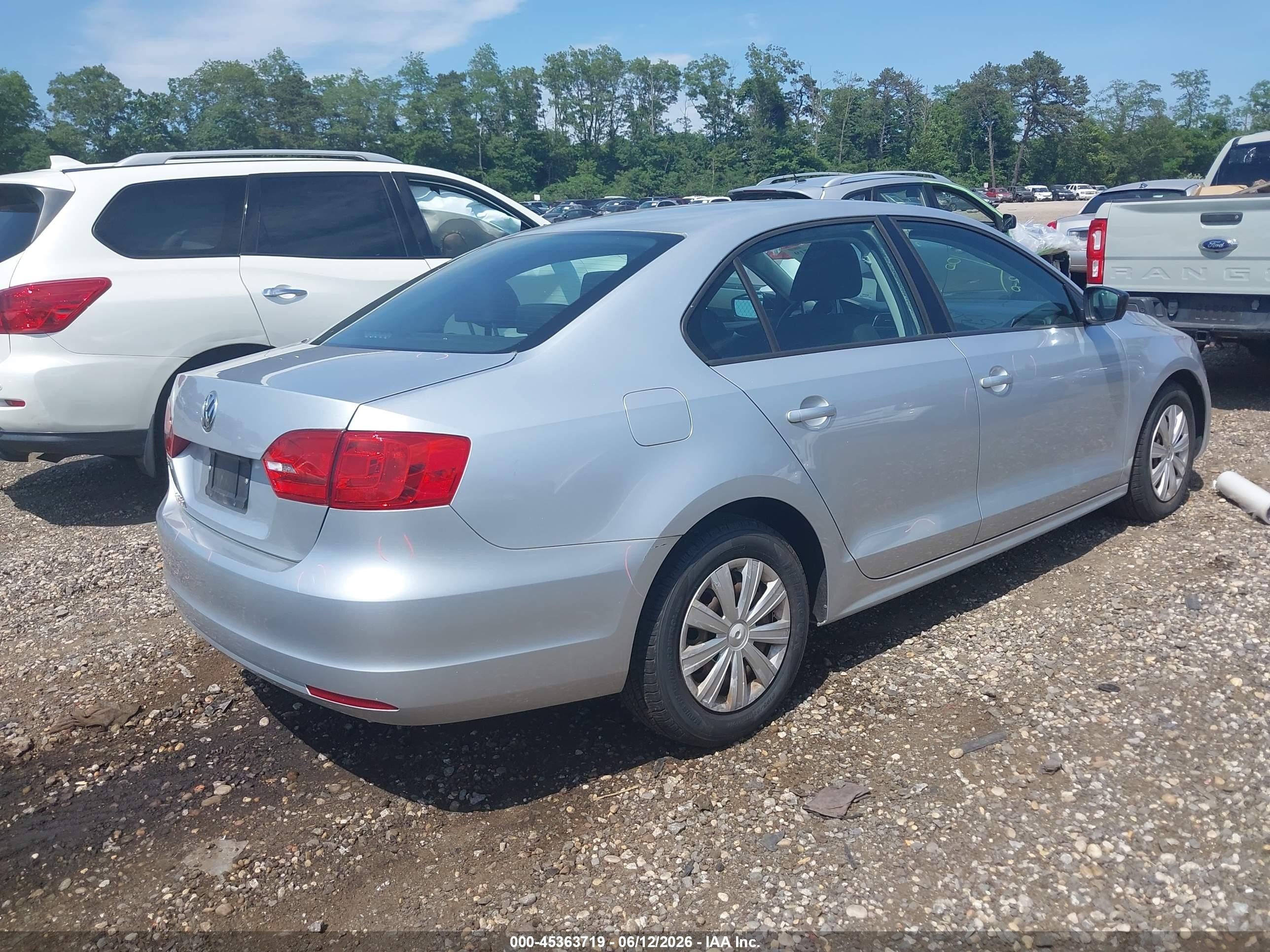 2014 Volkswagen Jetta 2.0l S Gray vin: 3VW2K7AJ8EM218983
