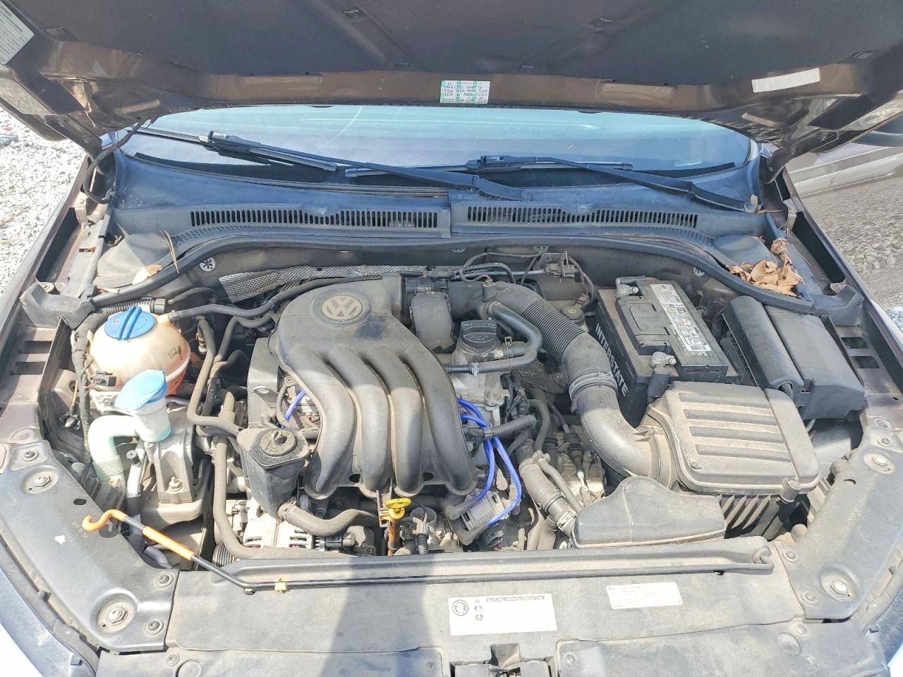 2014 Volkswagen Jetta Base Brown vin: 3VW2K7AJ8EM226002