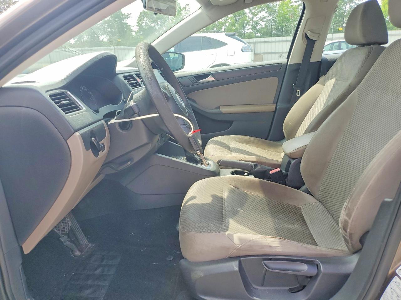 2014 Volkswagen Jetta Base Brown vin: 3VW2K7AJ8EM226002
