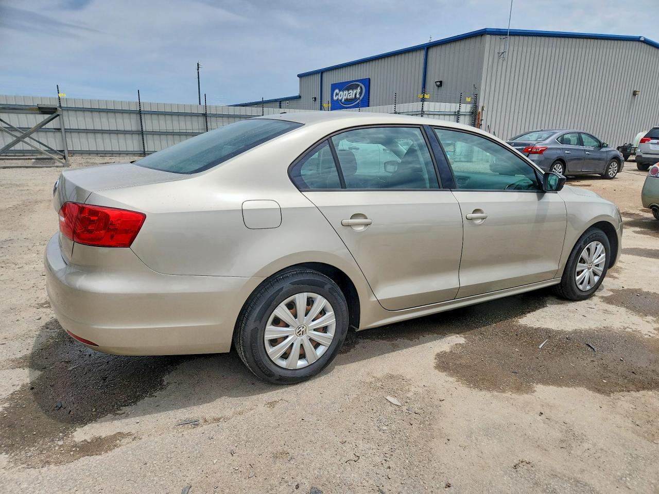 2014 Volkswagen Jetta Base Желто-коричневый vin: 3VW2K7AJ8EM290721
