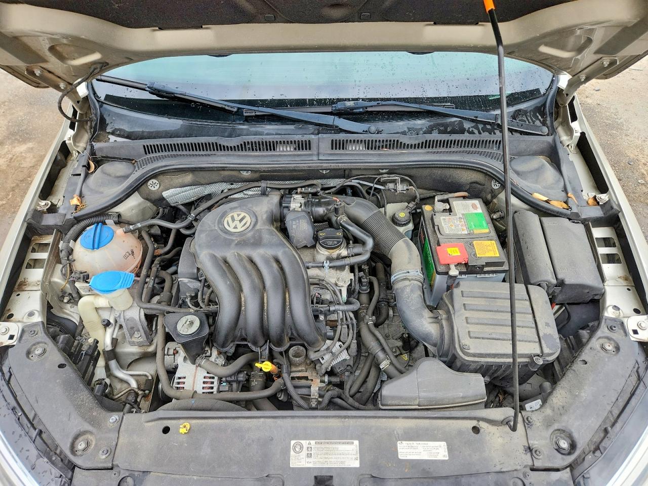 2014 Volkswagen Jetta Base Желто-коричневый vin: 3VW2K7AJ8EM290721