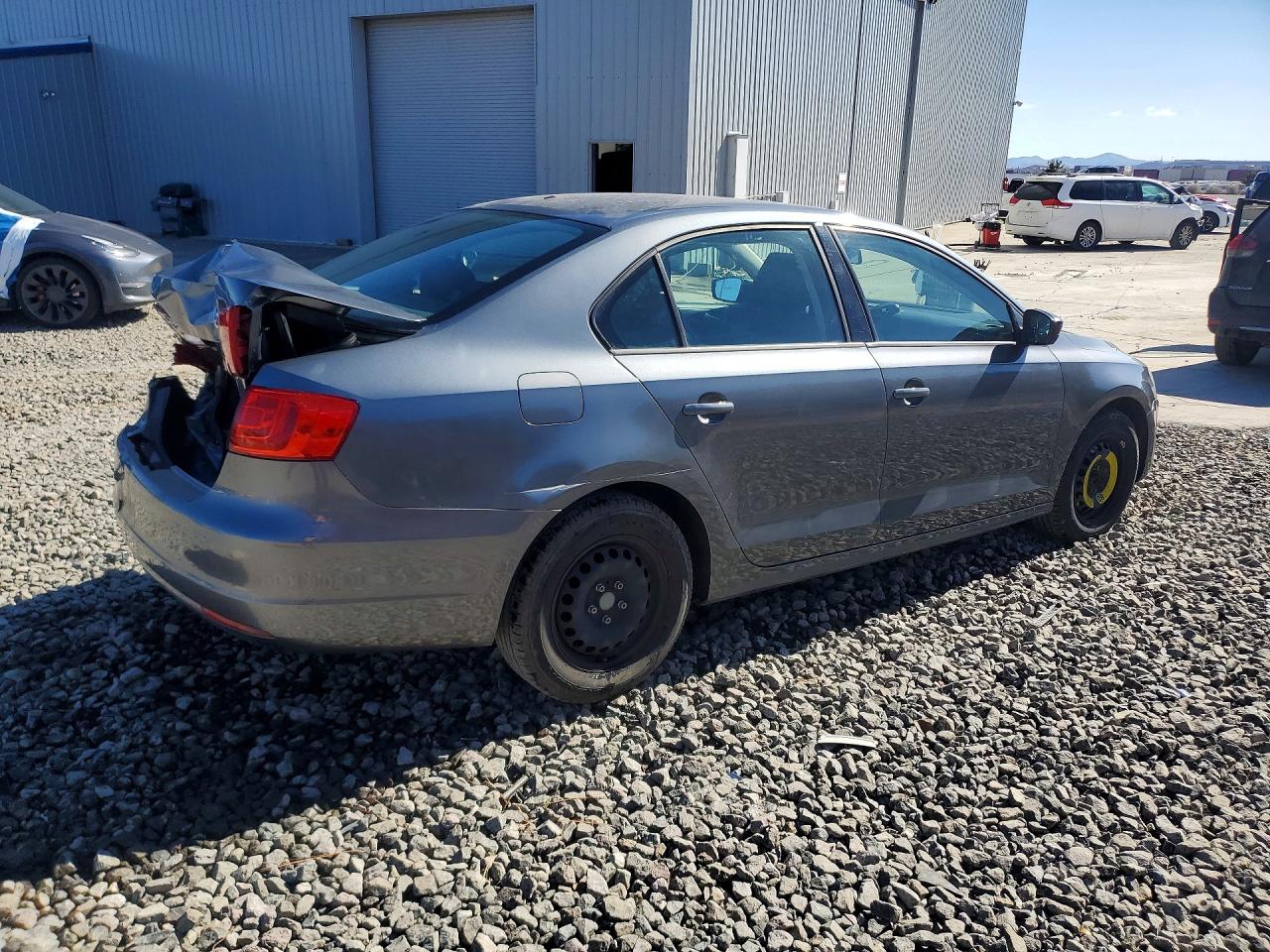 2014 Volkswagen Jetta Base Charcoal vin: 3VW2K7AJ8EM309106