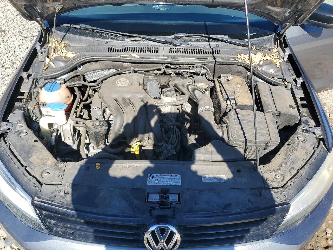 2014 Volkswagen Jetta Base Charcoal vin: 3VW2K7AJ8EM309106