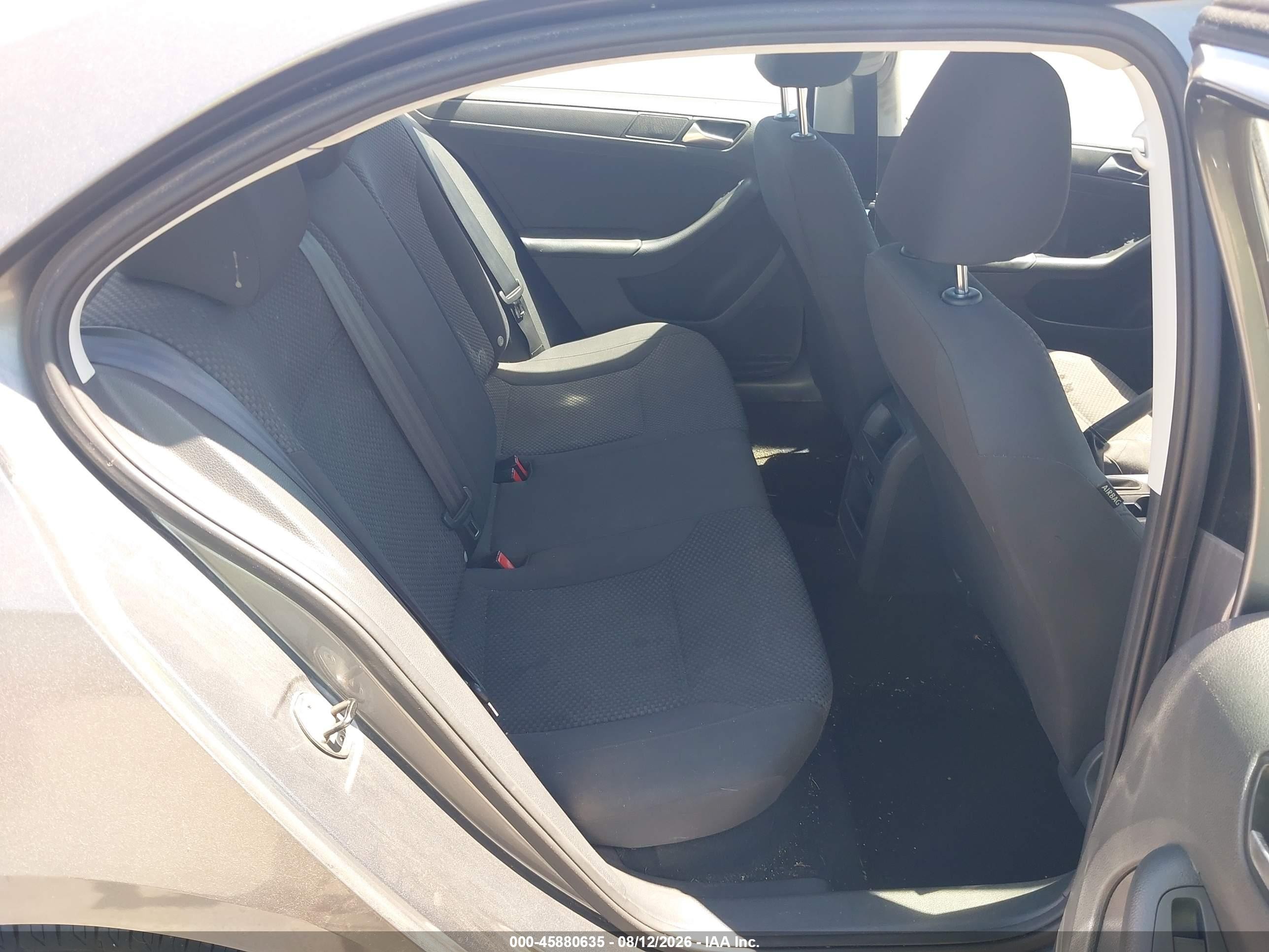 2014 Volkswagen Jetta 2.0l S Gray vin: 3VW2K7AJ8EM316234