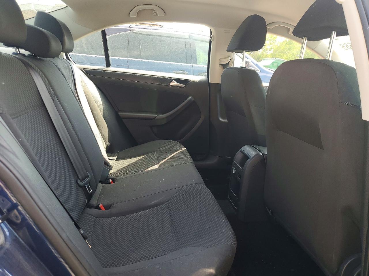 2014 Volkswagen Jetta Base Blue vin: 3VW2K7AJ8EM326147