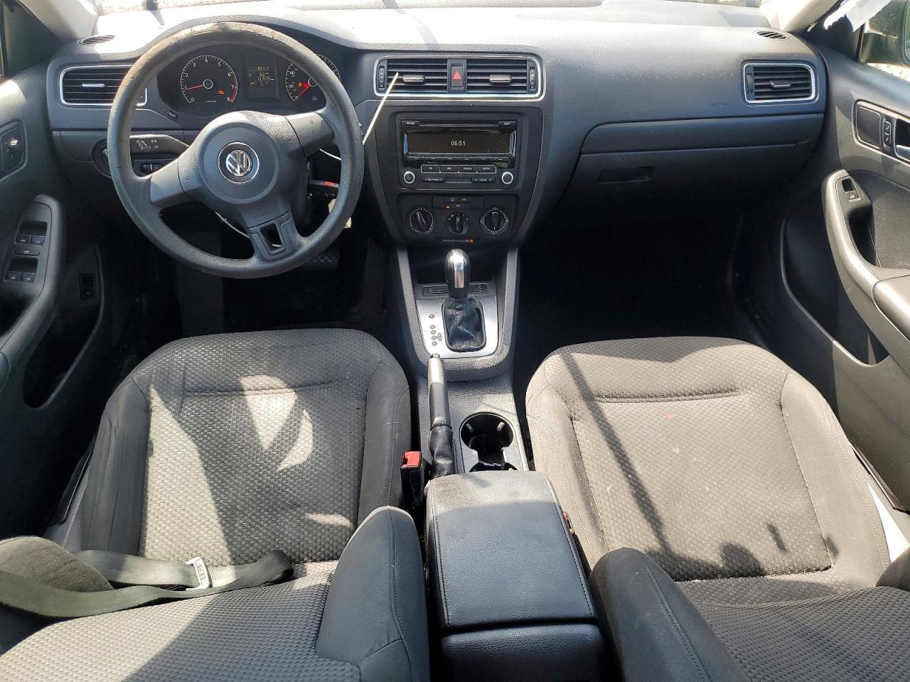 2014 Volkswagen Jetta Base Blue vin: 3VW2K7AJ8EM326147