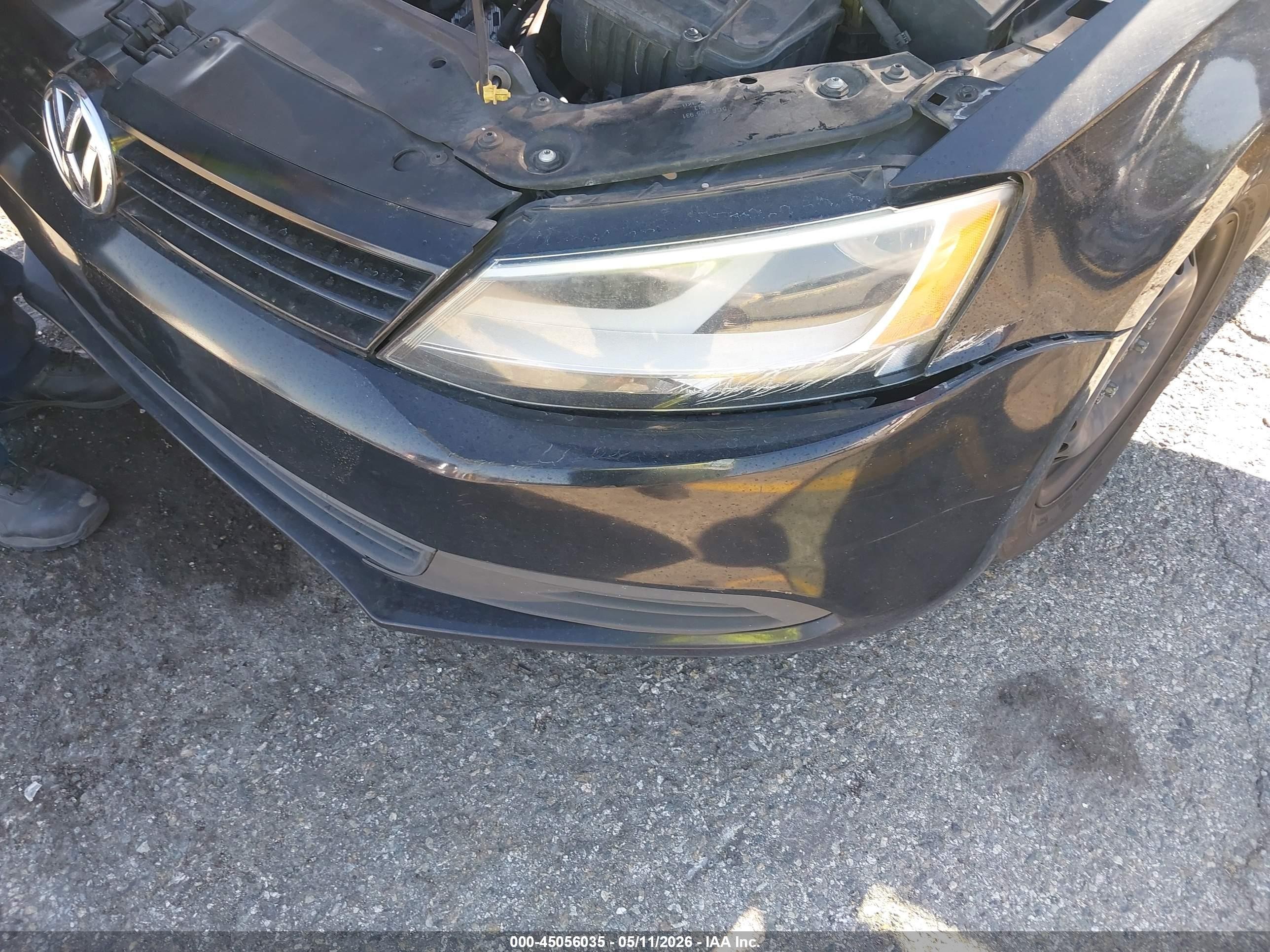 2014 Volkswagen Jetta 2.0l S Черный vin: 3VW2K7AJ8EM375946