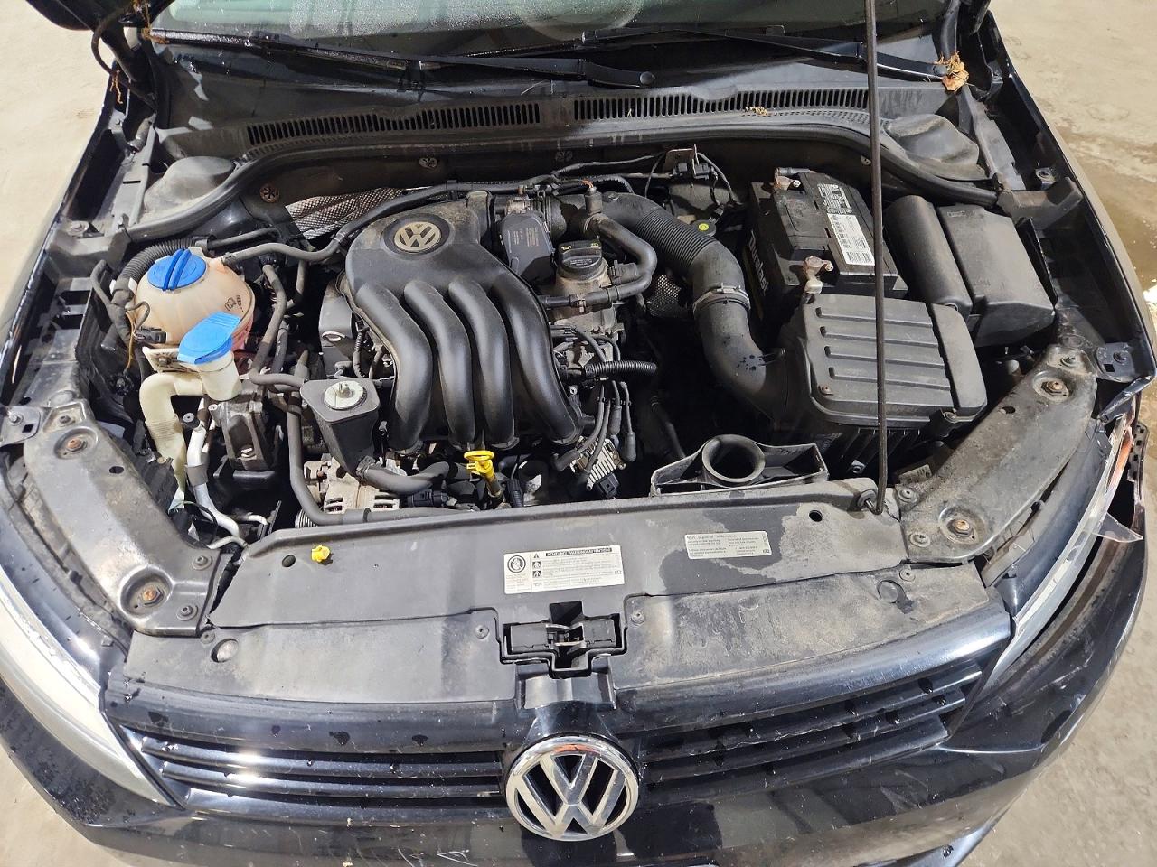 2014 Volkswagen Jetta Base Черный vin: 3VW2K7AJ8EM397896