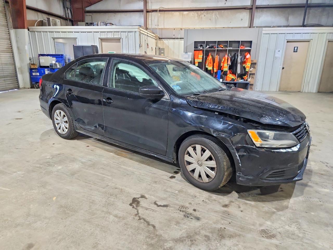 2014 Volkswagen Jetta Base Черный vin: 3VW2K7AJ8EM397896